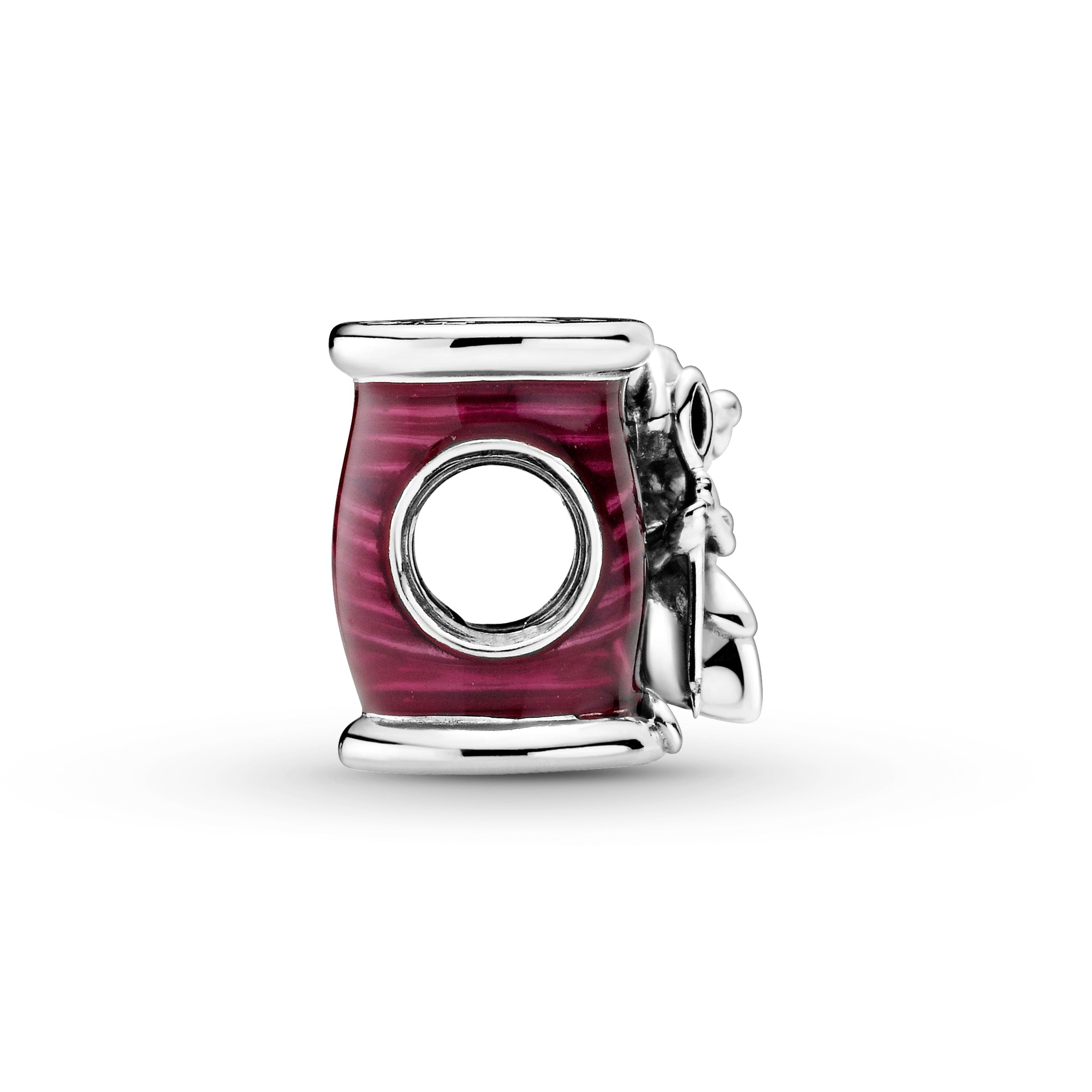 PANDORA Disney Cinderella Suzy Mouse Needle And Thread Charm Enamel Pink Disney X PANDORA Charms Bracelet Charm Jewelry Gift