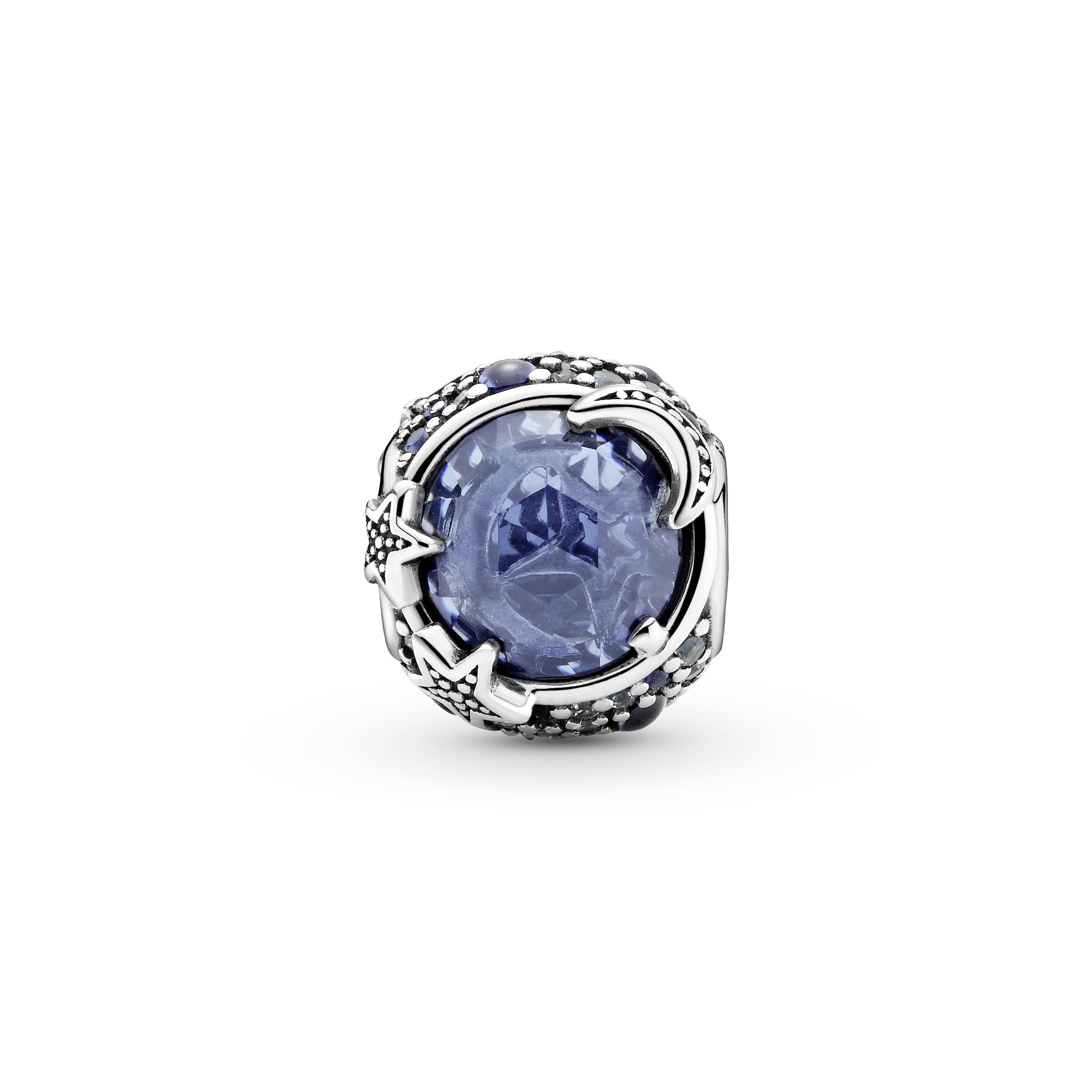 PANDORA Celestial Blue Sparkling Stars Charm Cubic Zirconia Charms Bracelet Charm Jewelry Gift