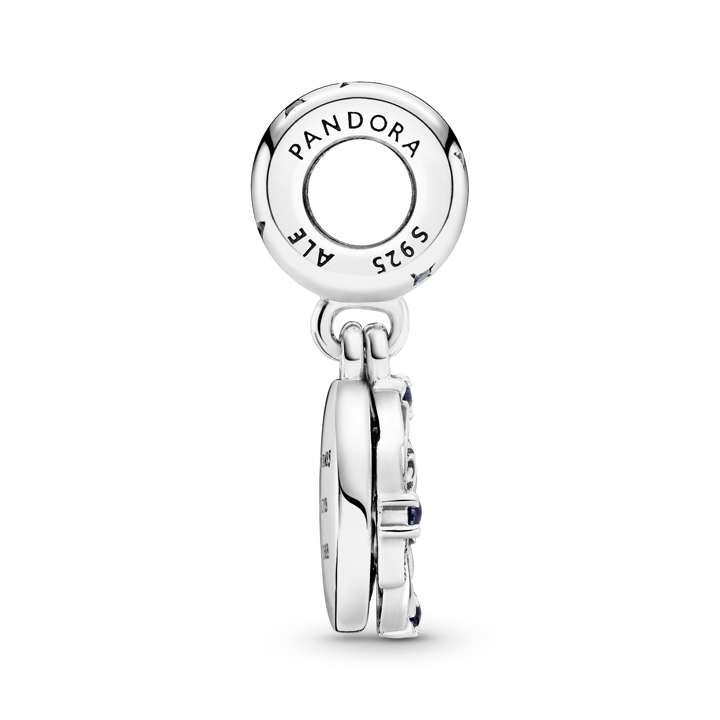 PANDORA Star Wars Princess Leia Double Dangle Charm Cubic Zirconia Blue Charms Bracelet Charm Jewelry Gift
