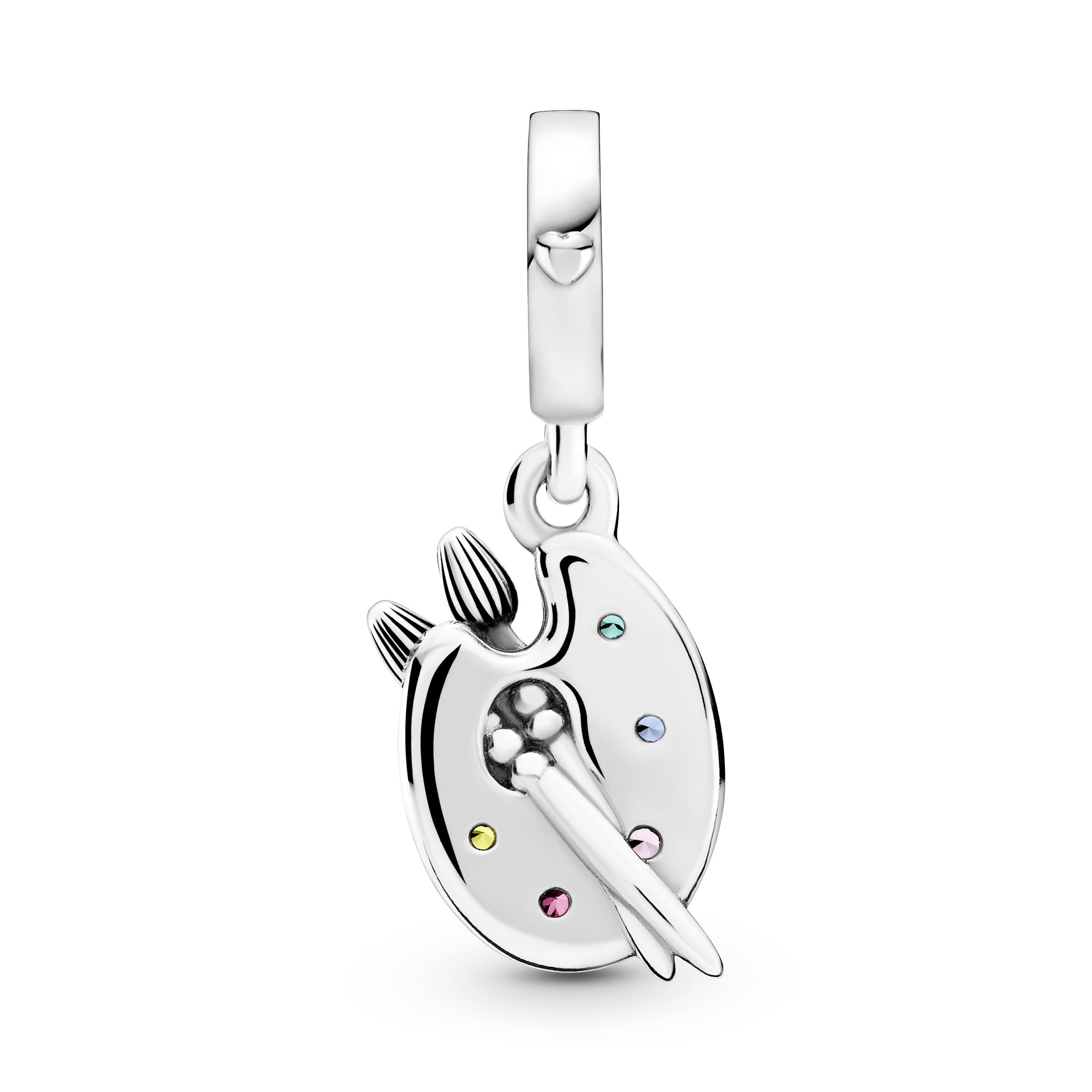 PANDORA Artist S Palette Dangle Charm Crystals Blue Hobbies Charms Bracelet Charm Jewelry Gift