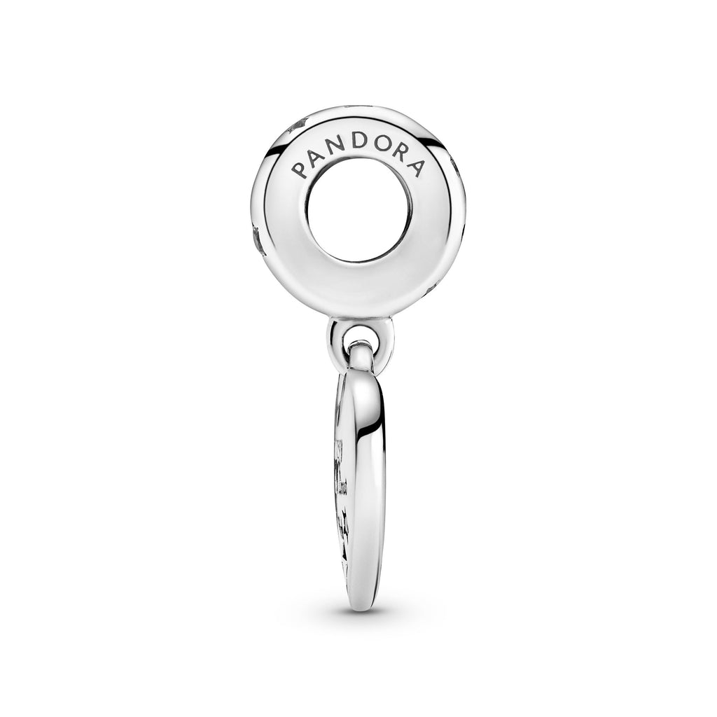 PANDORA Congratulations Heart And Stars Dangle Charm Cubic Zirconia Silver Charms Bracelet Charm Jewelry Gift