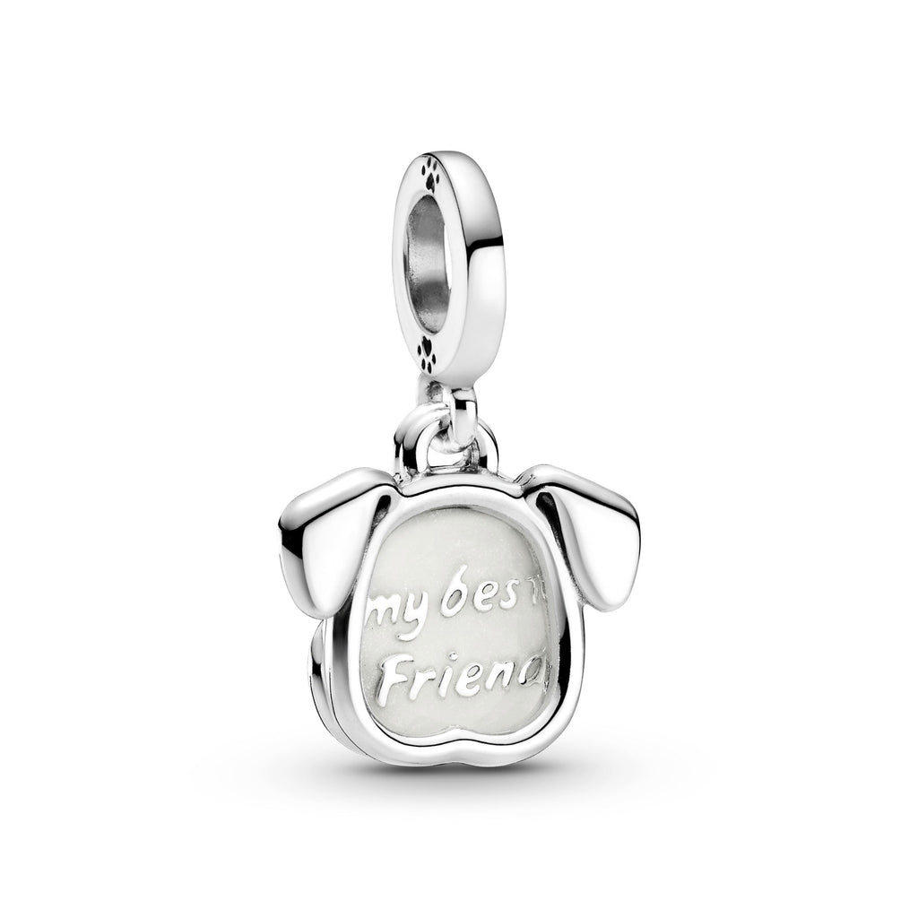 PANDORA My Pet Dog Dangle Charm Enamel Silver Animals Charms Bracelet Charm Jewelry Gift