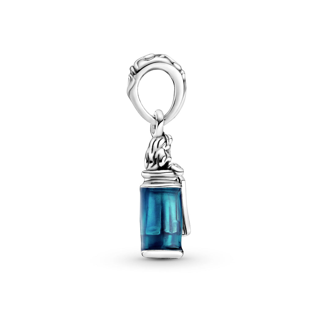 PANDORA Disney Alice In Wonderland Drink Me Dangle Charm Enamel Blue Disney X PANDORA Charms Bracelet Charm Jewelry Gift