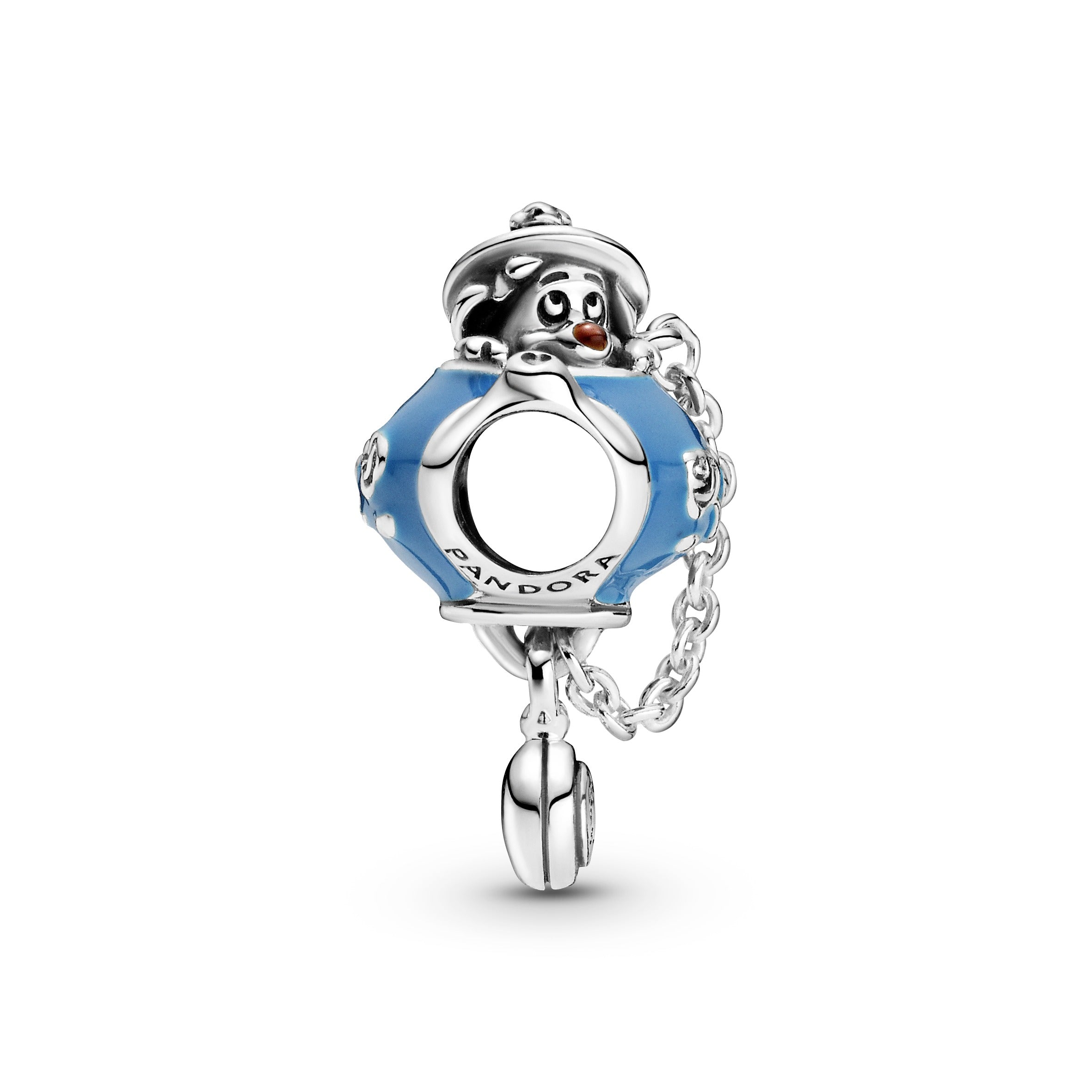 PANDORA Disney Alice In Wonderland Unbirthday Party Teapot Charm Enamel Blue Disney X PANDORA Charms Bracelet Charm Jewelry Gift