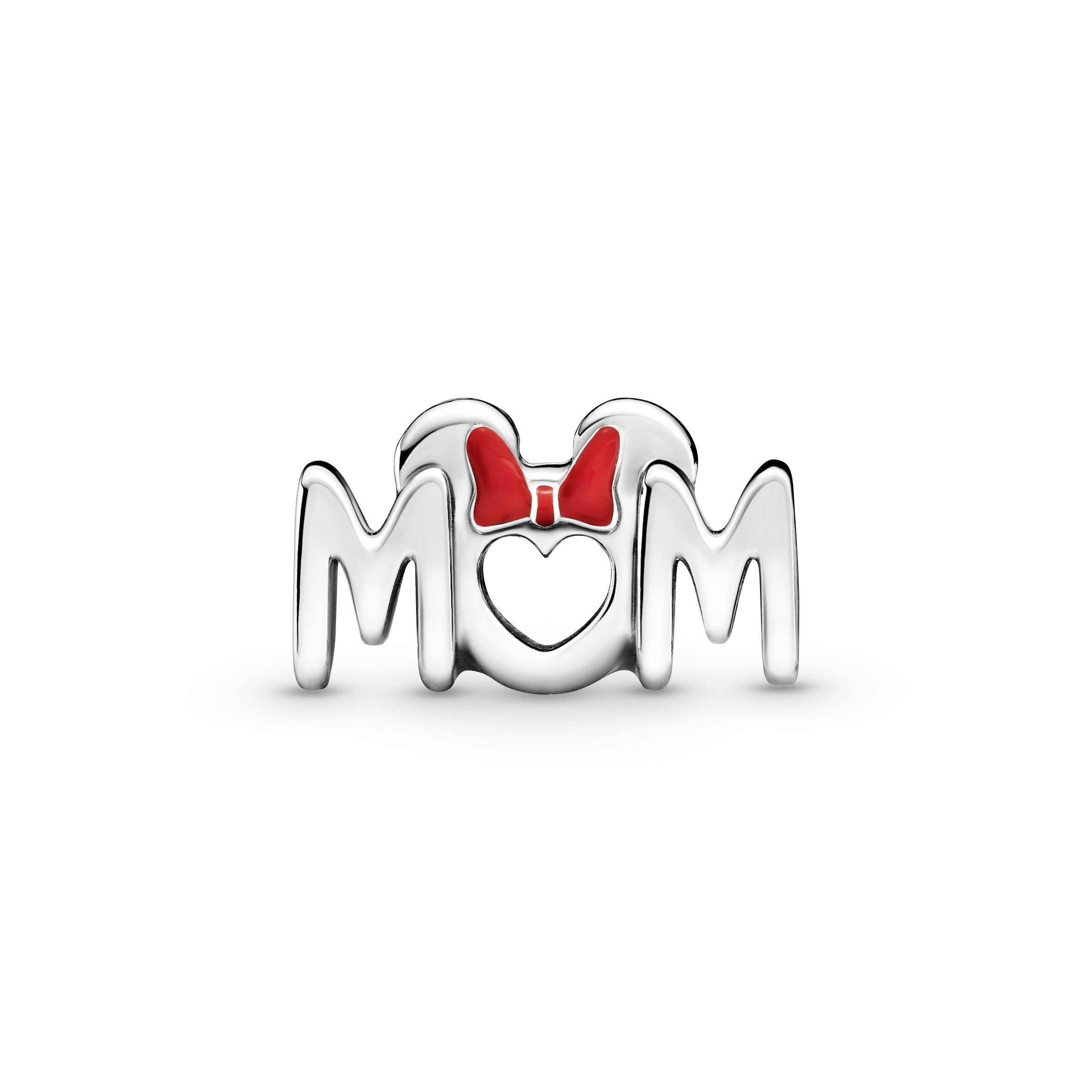 PANDORA Disney Minnie Mouse Bow And Mum Charm Enamel Disney X PANDORA Charms Bracelet Charm Jewelry Gift