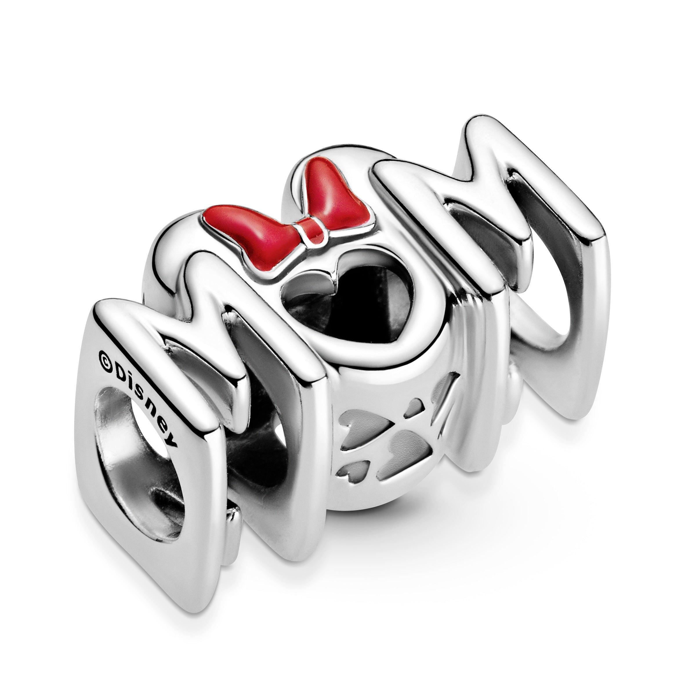 PANDORA Disney Minnie Mouse Bow And Mum Charm Enamel Disney X PANDORA Charms Bracelet Charm Jewelry Gift