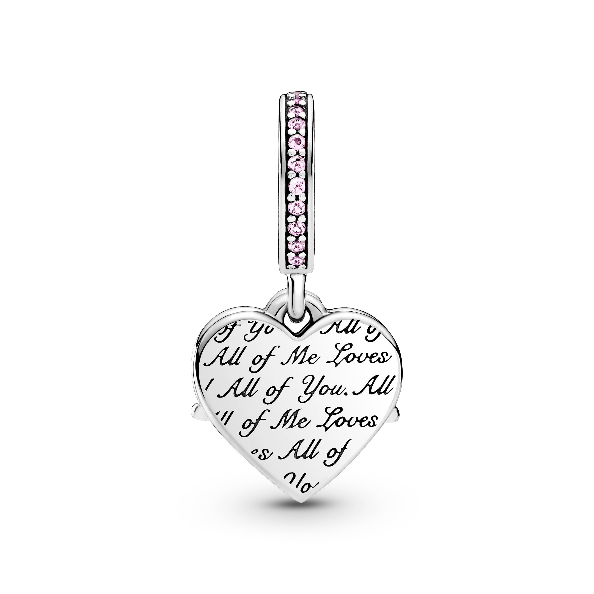 PANDORA Heart And Mum Dangle Charm Crystals Pink Family And Friends Charms Bracelet Charm Jewelry Gift