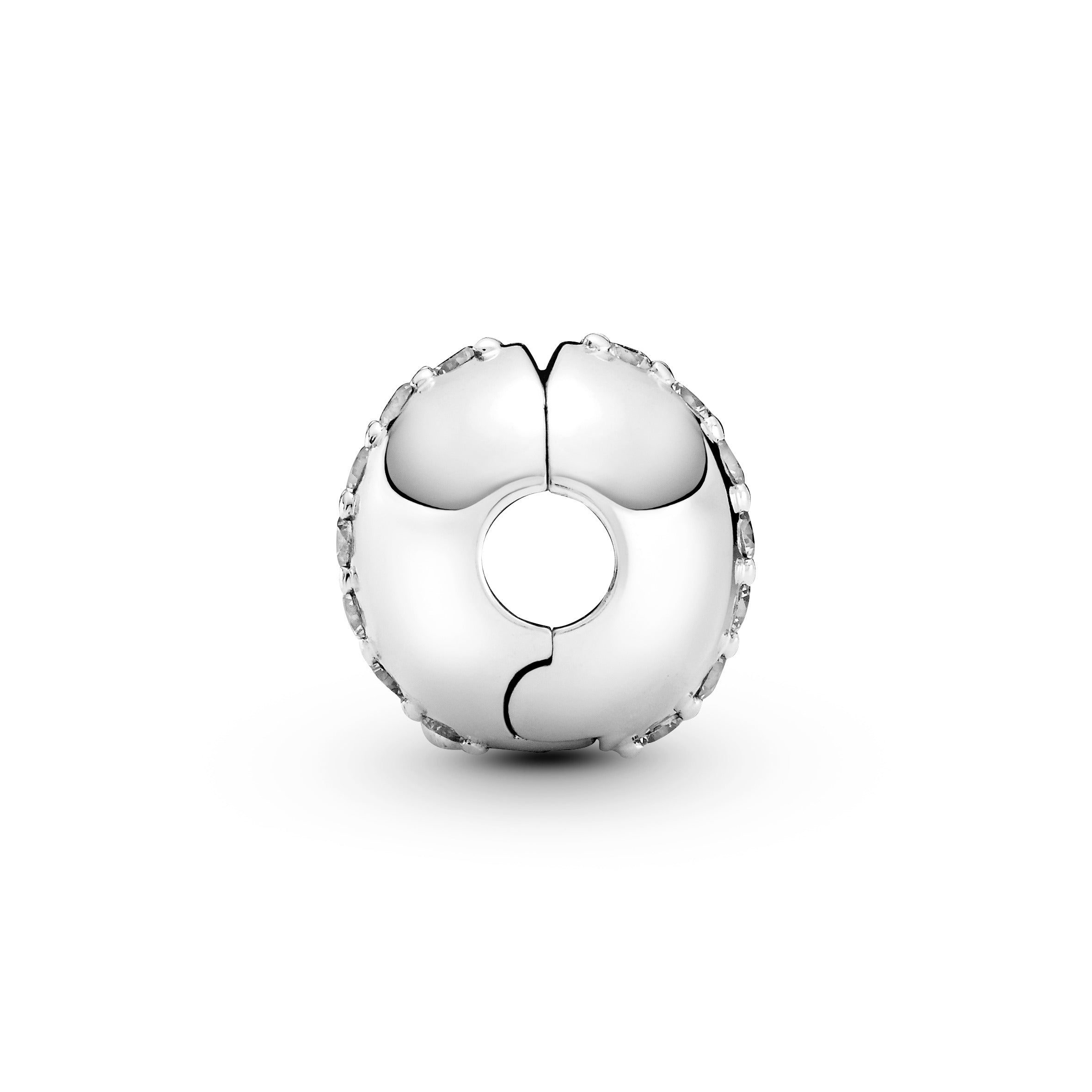 PANDORA Sparkling Line Clip Charm Sterling Silver Charms Bracelet Charm Jewelry Gift