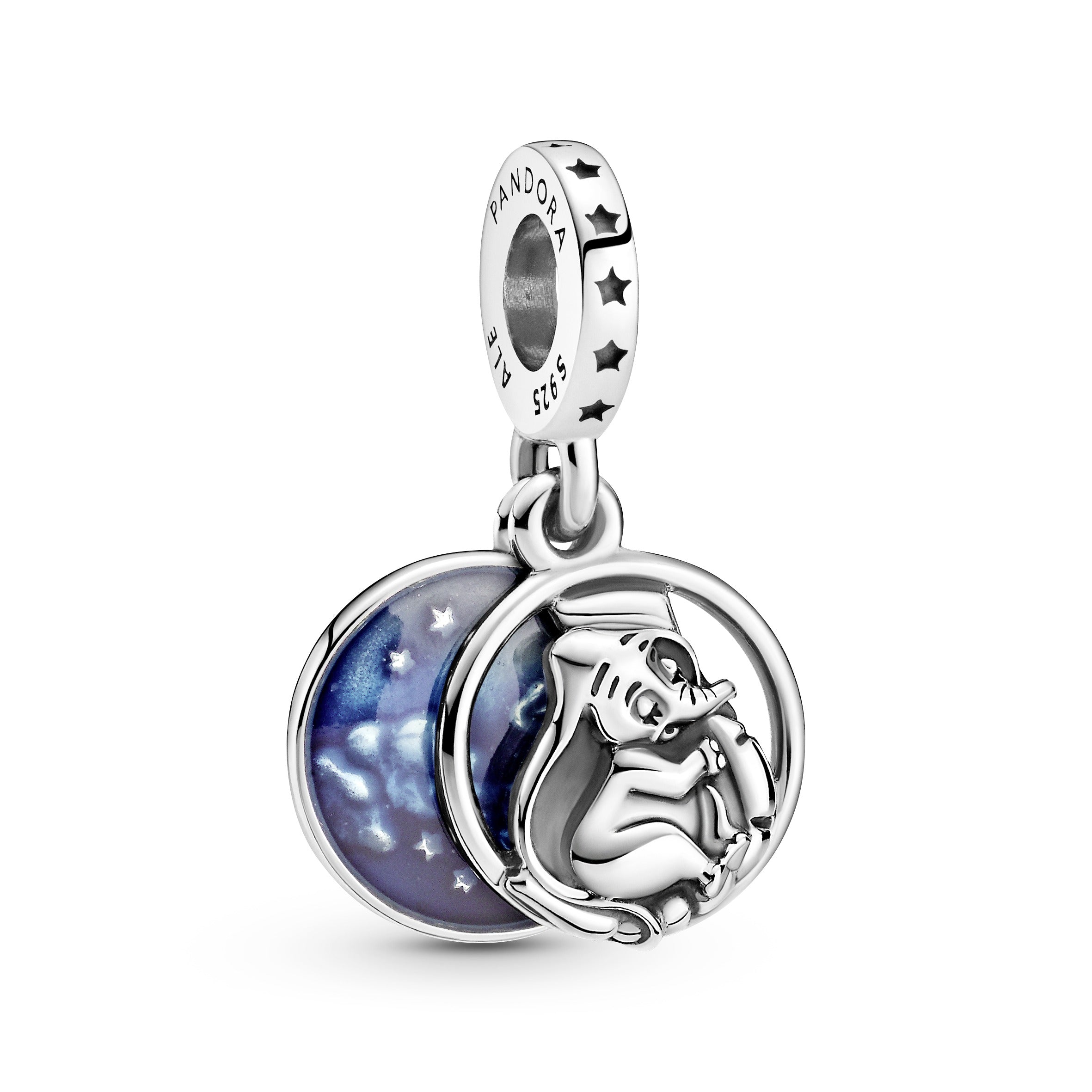 PANDORA Disney Dumbo Sweet Dreams Dangle Charm Enamel Blue Disney X PANDORA Charms Bracelet Charm Jewelry Gift
