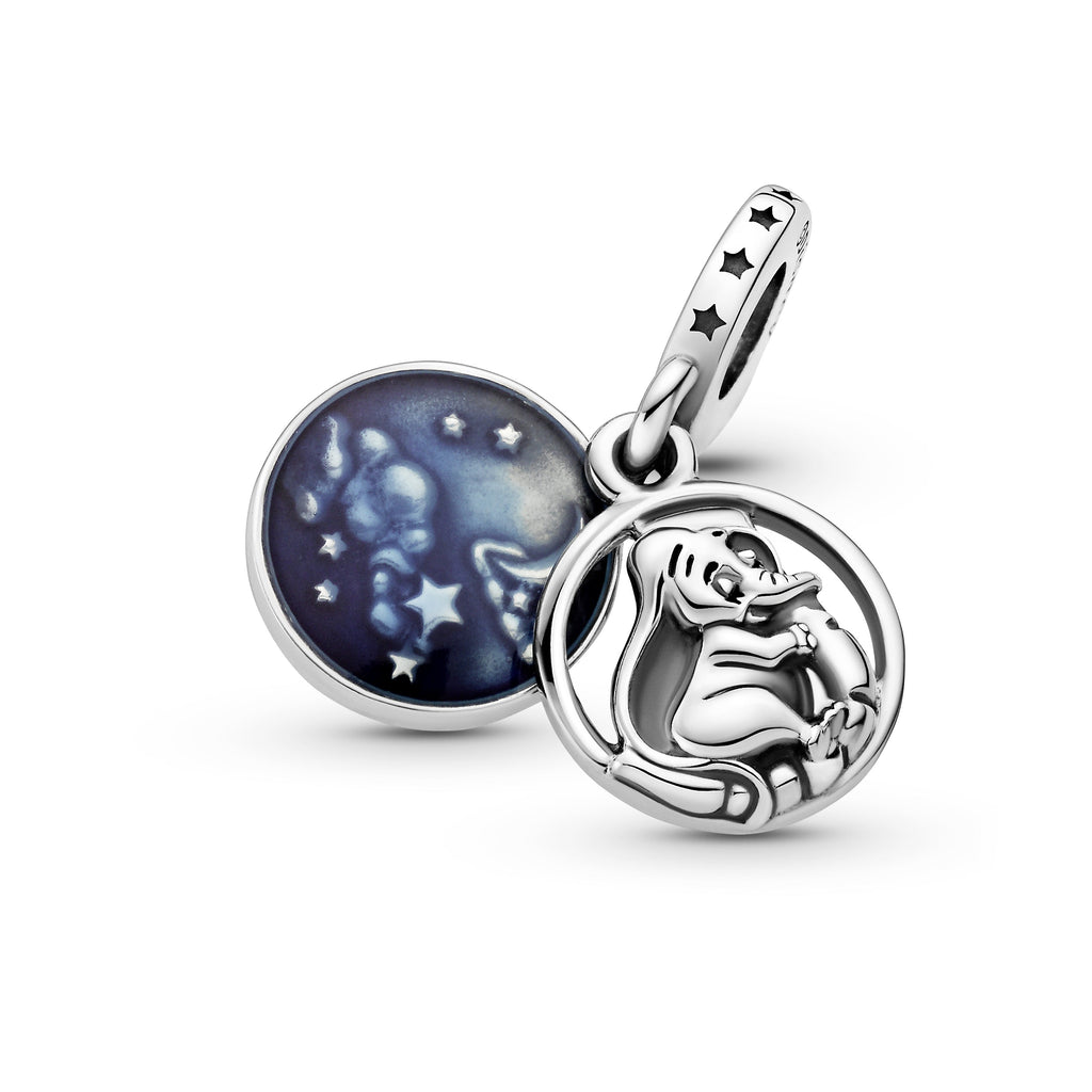 PANDORA Disney Dumbo Sweet Dreams Dangle Charm Enamel Blue Disney X PANDORA Charms Bracelet Charm Jewelry Gift