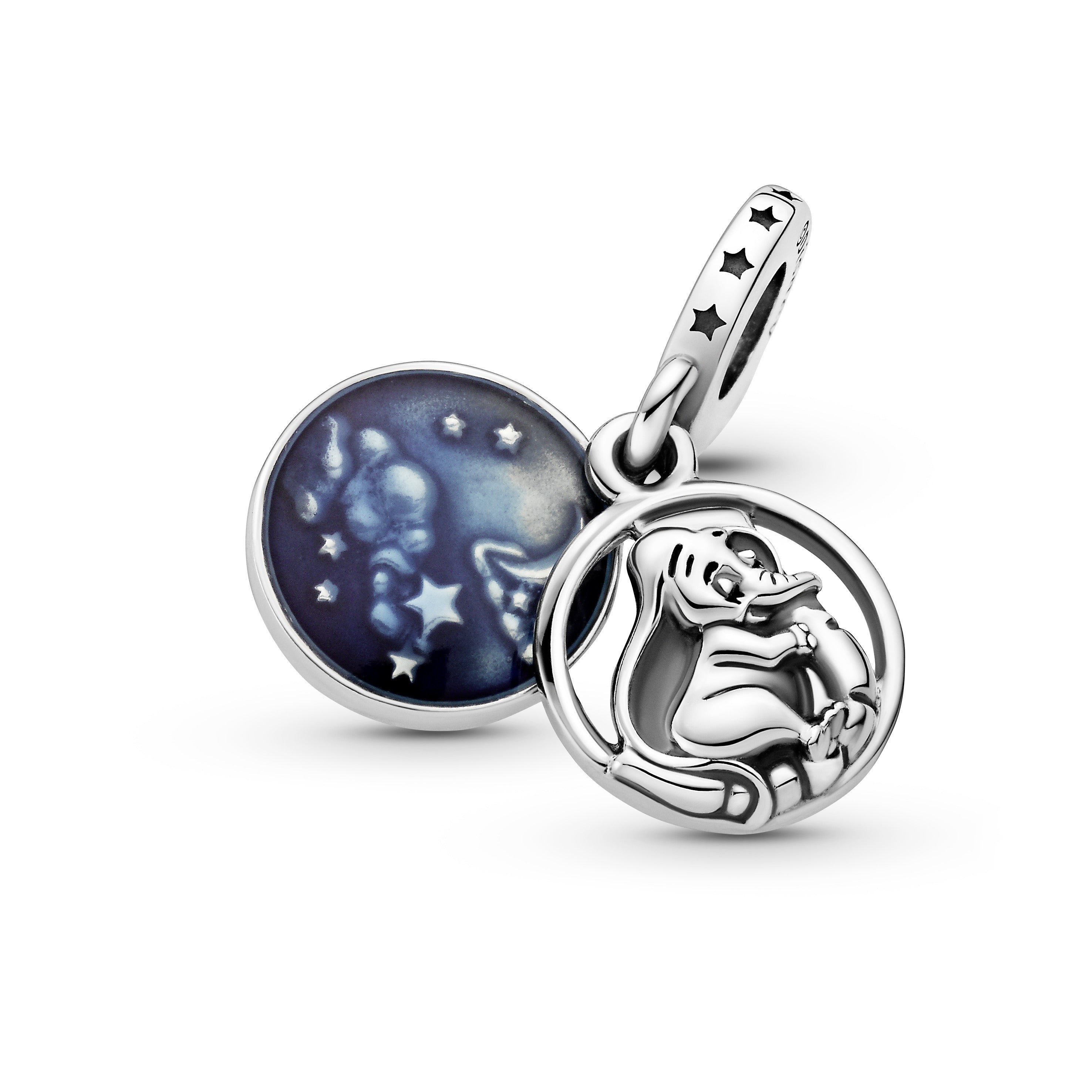 PANDORA Disney Dumbo Sweet Dreams Dangle Charm Enamel Blue Disney X PANDORA Charms Bracelet Charm Jewelry Gift