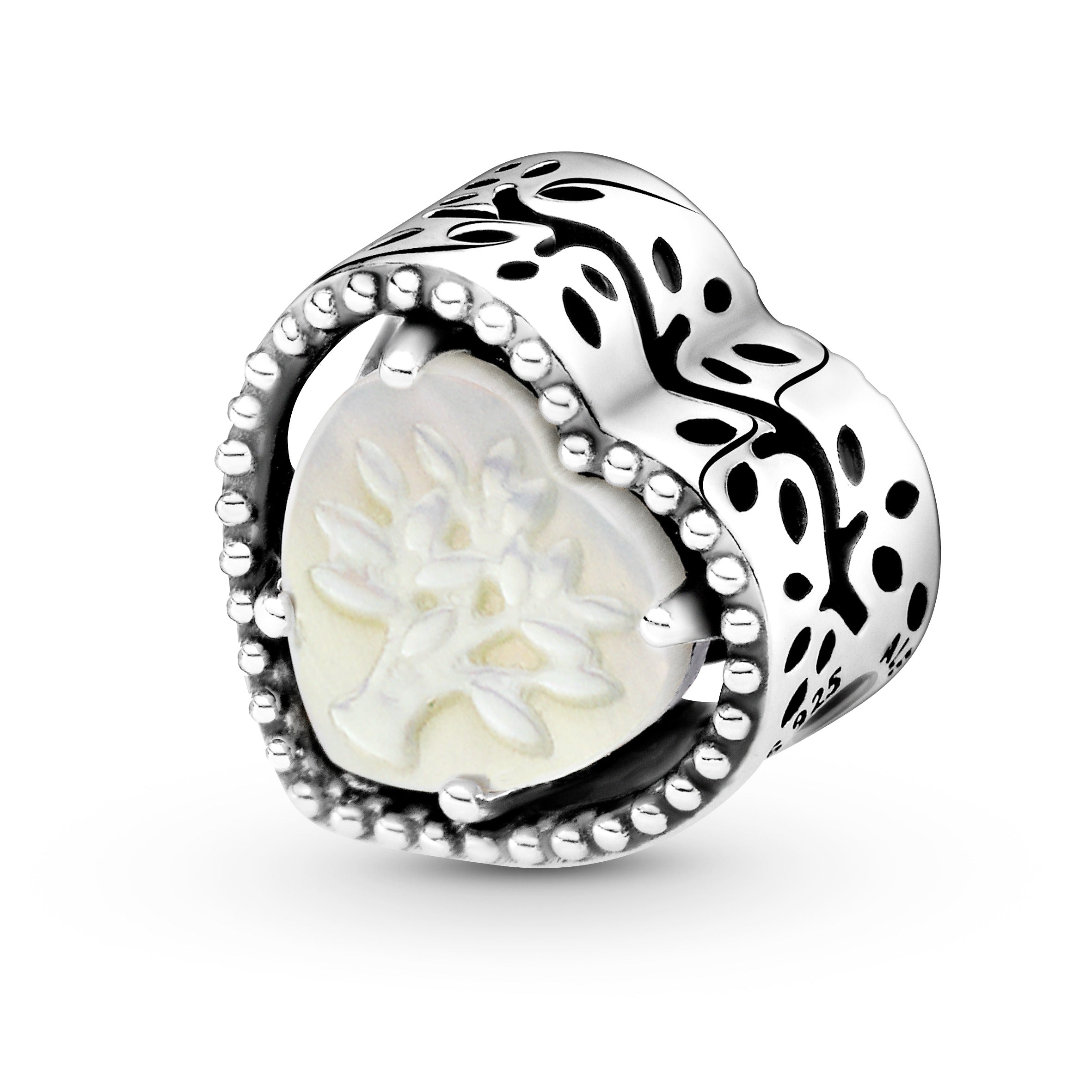 PANDORA Openwork Heart And Family Tree Charm Sterling Silver Family And Friends Charms Bracelet Charm Jewelry Gift