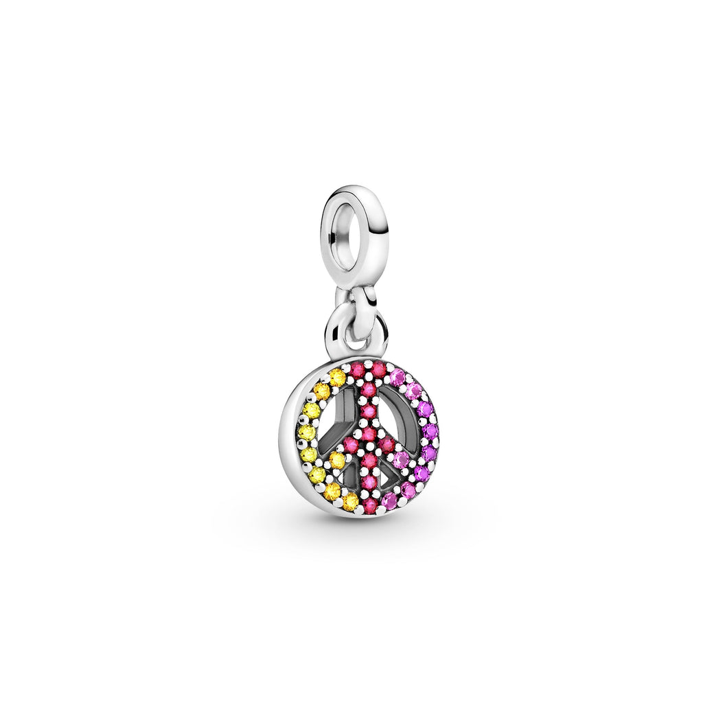 PANDORA My Peace Dangle Charm Crystals Charms Bracelet Charm Jewelry Gift