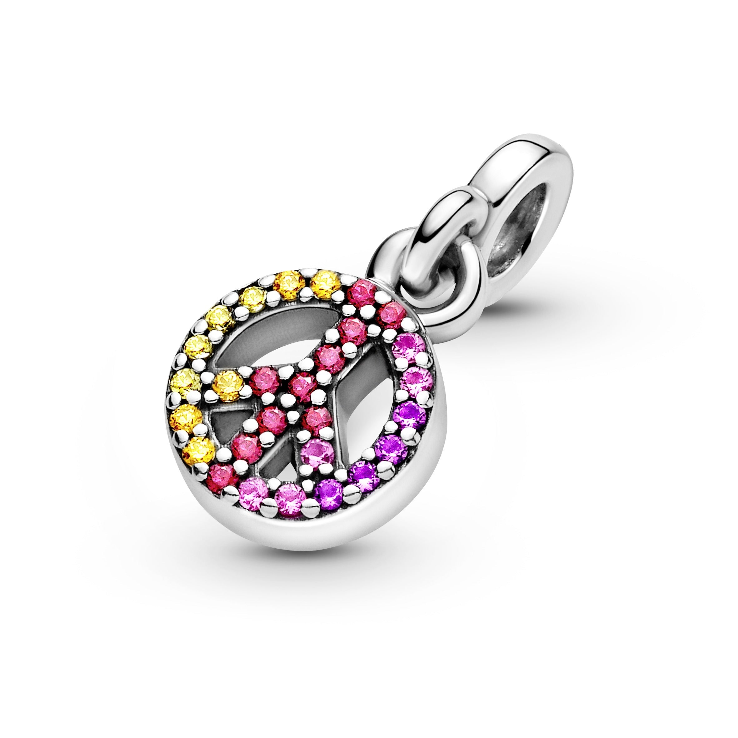 PANDORA My Peace Dangle Charm Crystals Charms Bracelet Charm Jewelry Gift