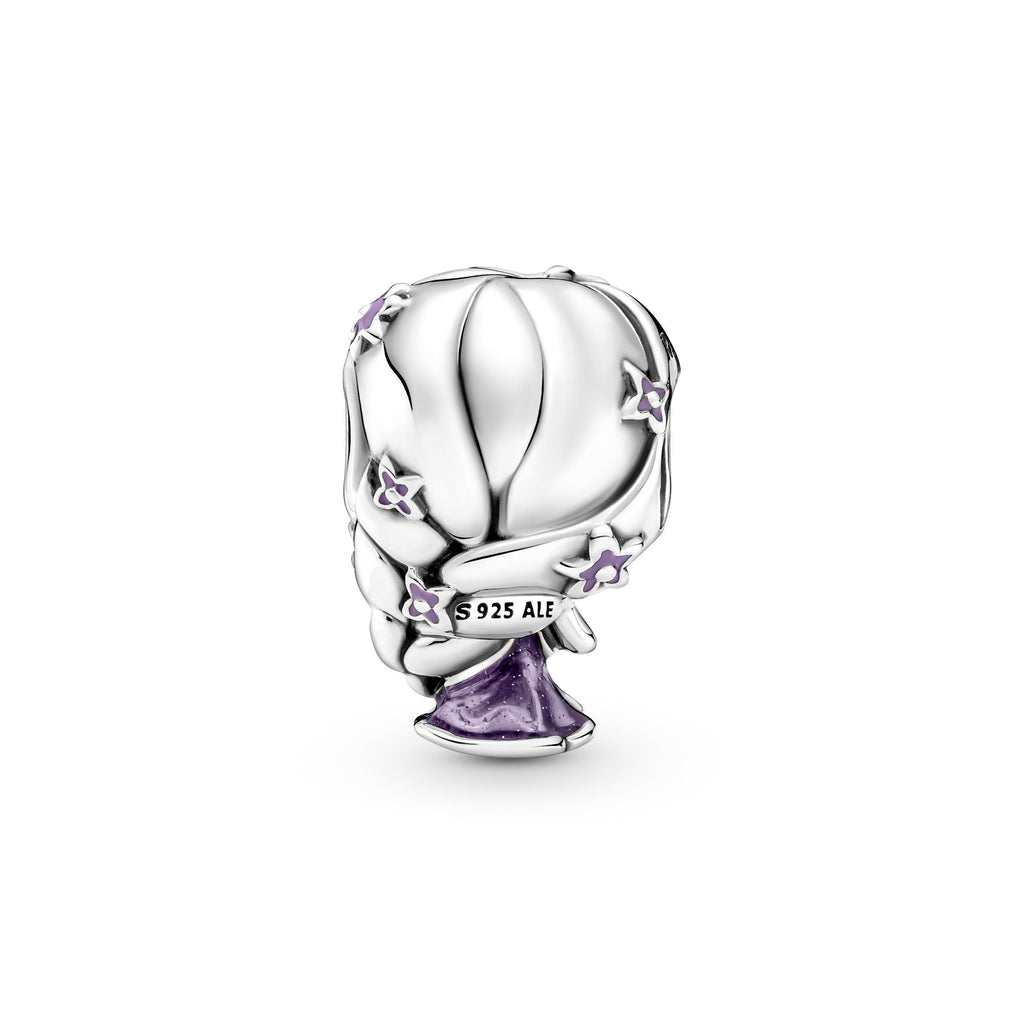 PANDORA Disney Tangled Rapunzel Charm Enamel Disney Princess Charms Bracelet Charm Jewelry Gift