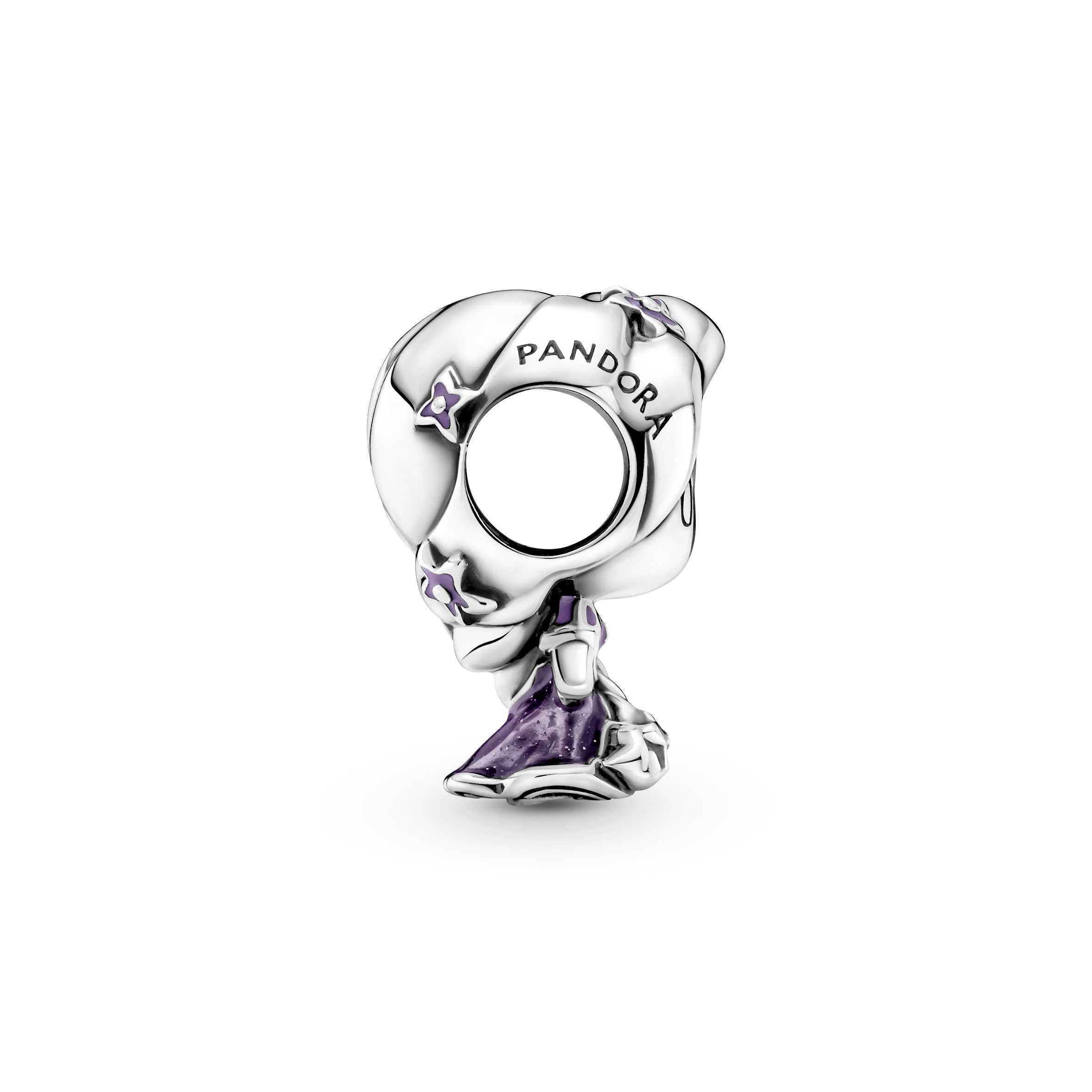 PANDORA Disney Tangled Rapunzel Charm Enamel Disney Princess Charms Bracelet Charm Jewelry Gift