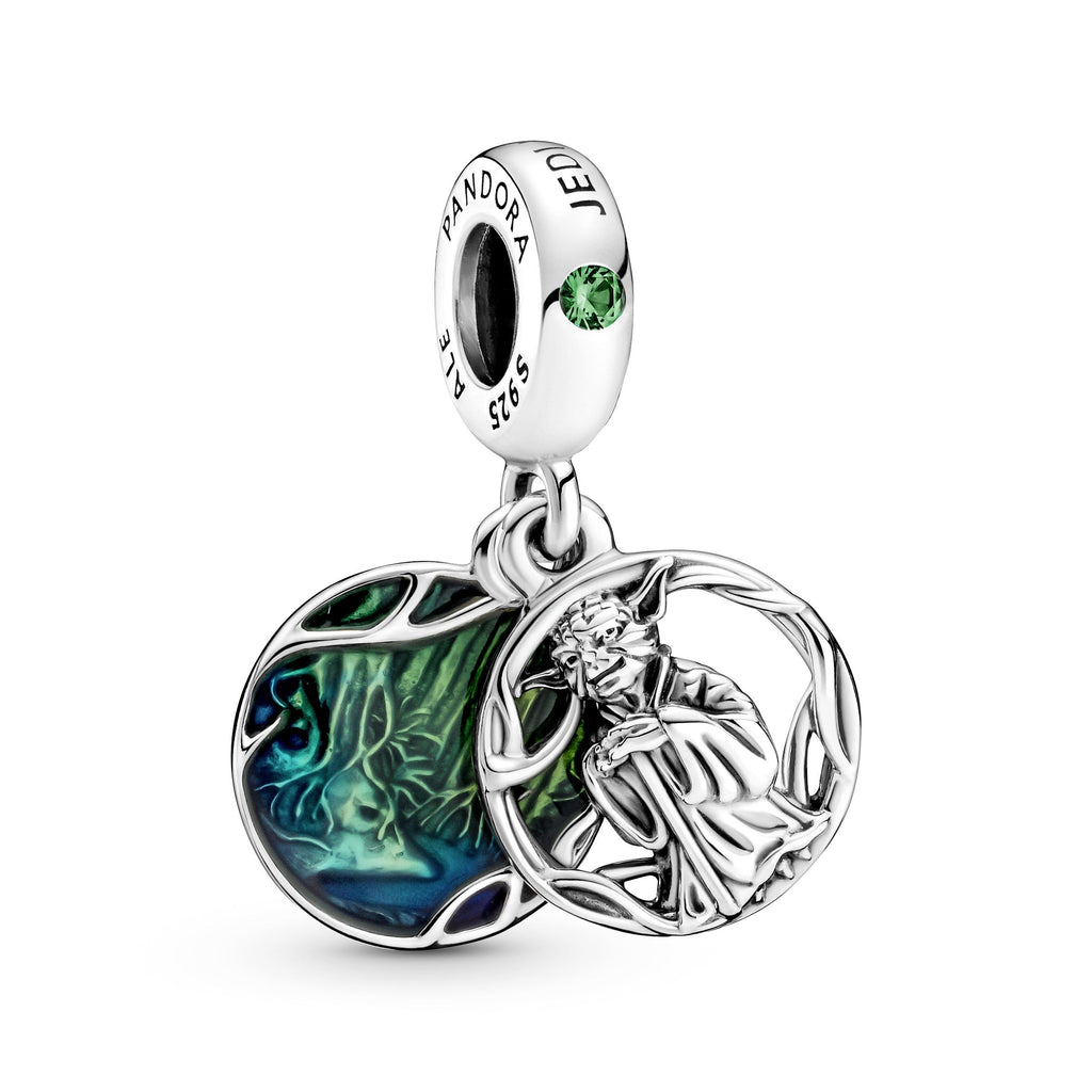 PANDORA Star Wars Yoda Dangle Charm Enamel Charms Bracelet Charm Jewelry Gift