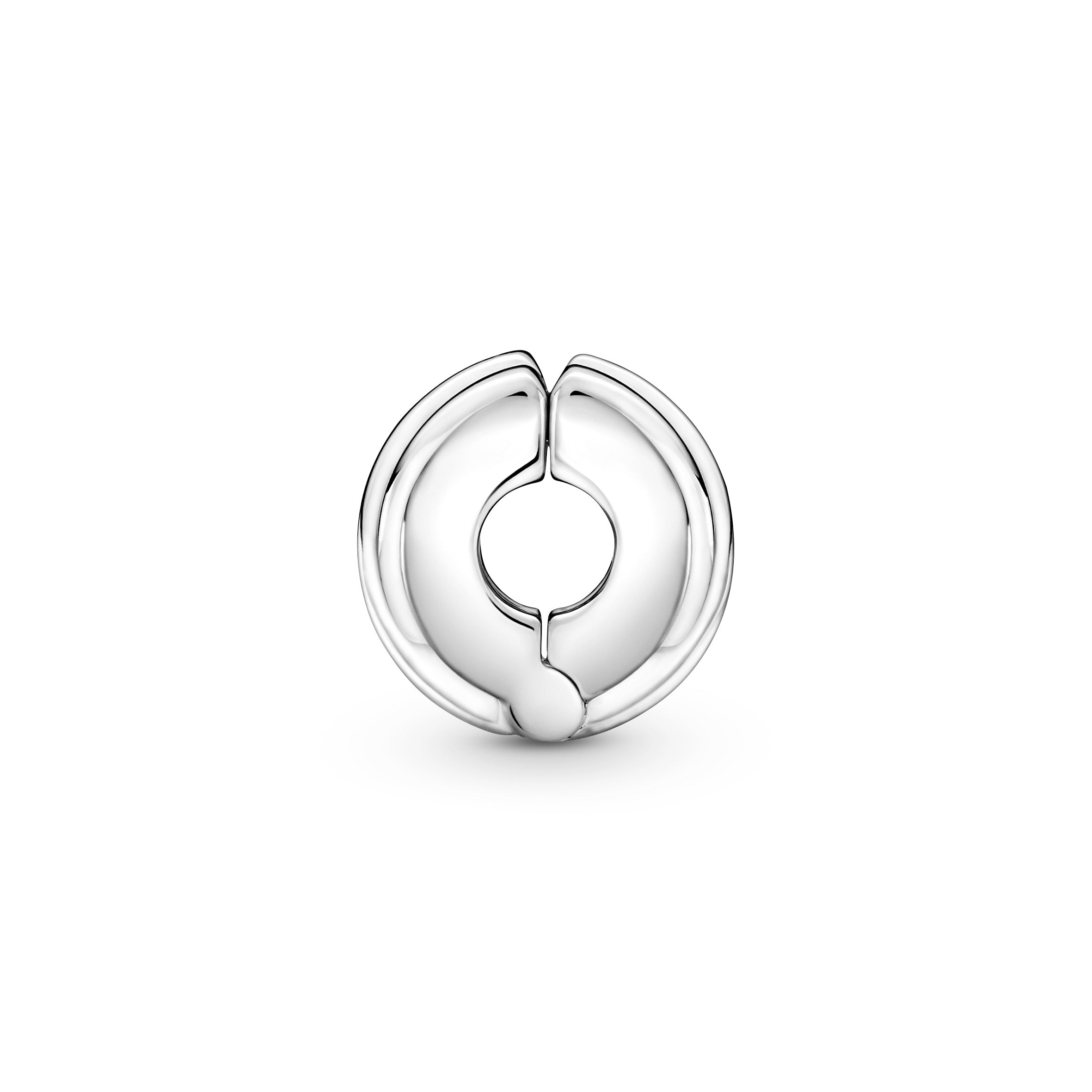 PANDORA Polished Ribbons Clip Charm Sterling Silver Charms Bracelet Charm Jewelry Gift