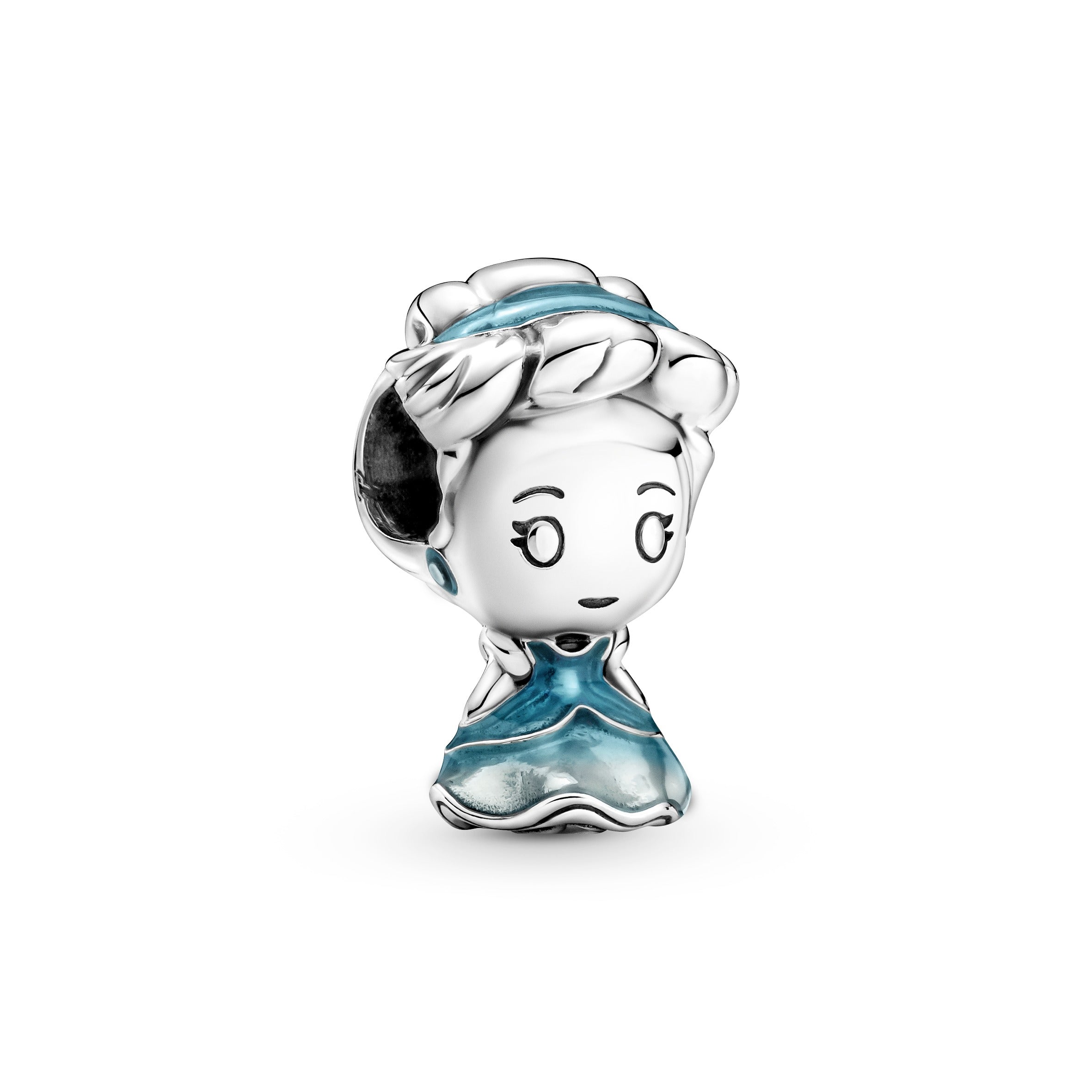 PANDORA Disney Cinderella Charm Enamel Disney Princess Charms Bracelet Charm Jewelry Gift