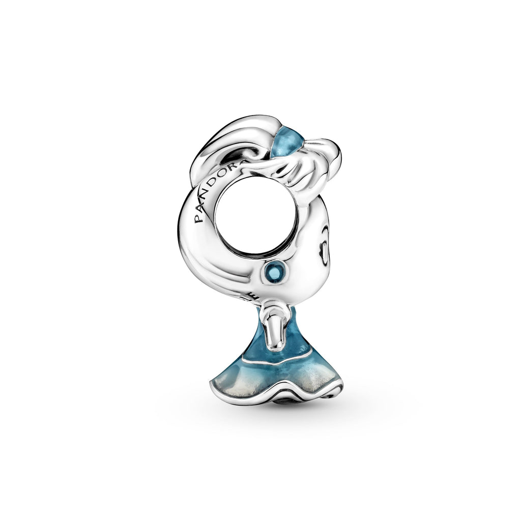 PANDORA Disney Cinderella Charm Enamel Disney Princess Charms Bracelet Charm Jewelry Gift