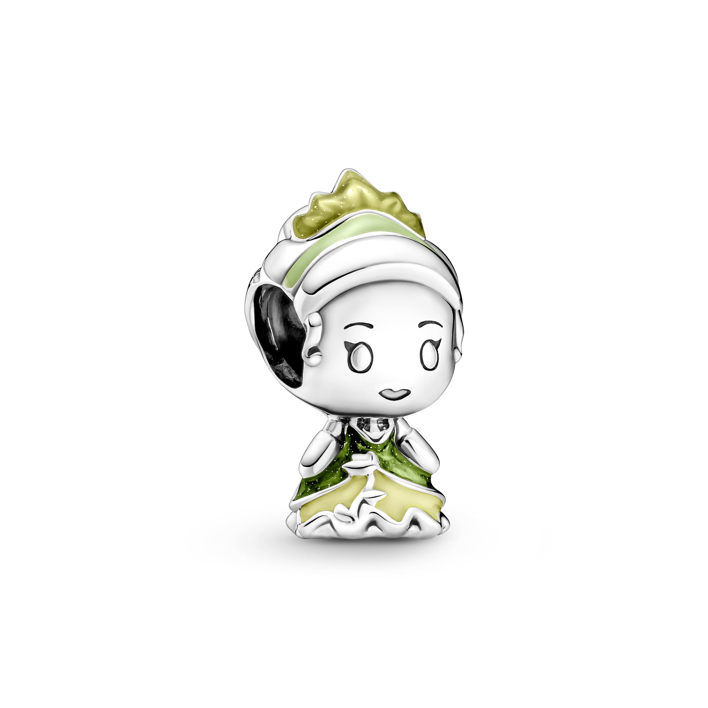 PANDORA Disney Princess Tiana And The Frog Charm Enamel Charms Bracelet Charm Jewelry Gift