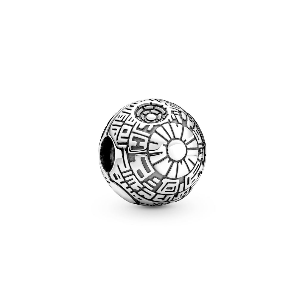 PANDORA Star Wars Death Star Clip Charm Cubic Zirconia Silver Charms Bracelet Charm Jewelry Gift