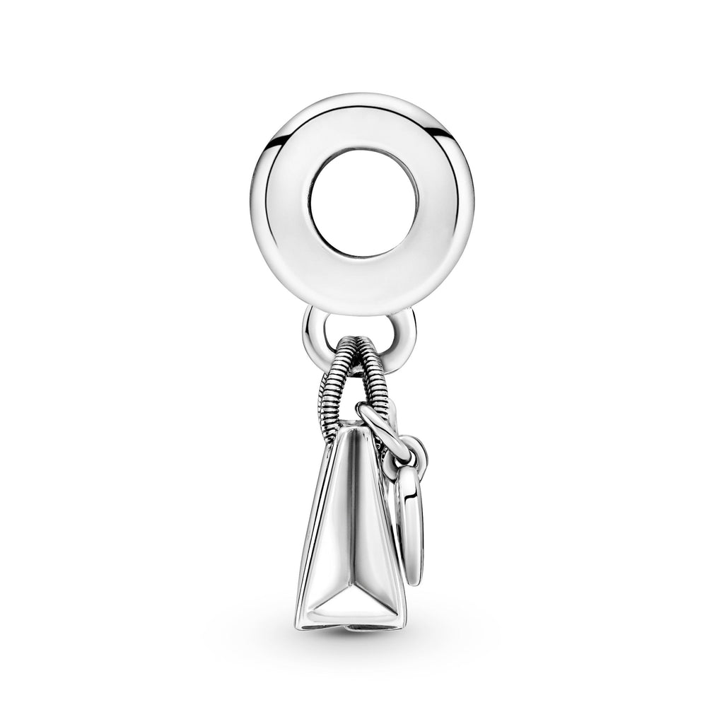 PANDORA Shopping Bag Dangle Charm Sterling Silver Charms Bracelet Charm Jewelry Gift