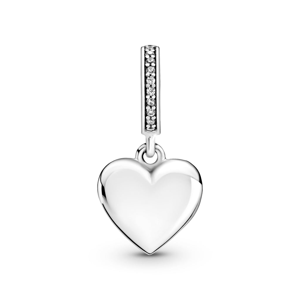 PANDORA Openable Heart Locket Dangle Charm Cubic Zirconia Charms Bracelet Charm Jewelry Gift
