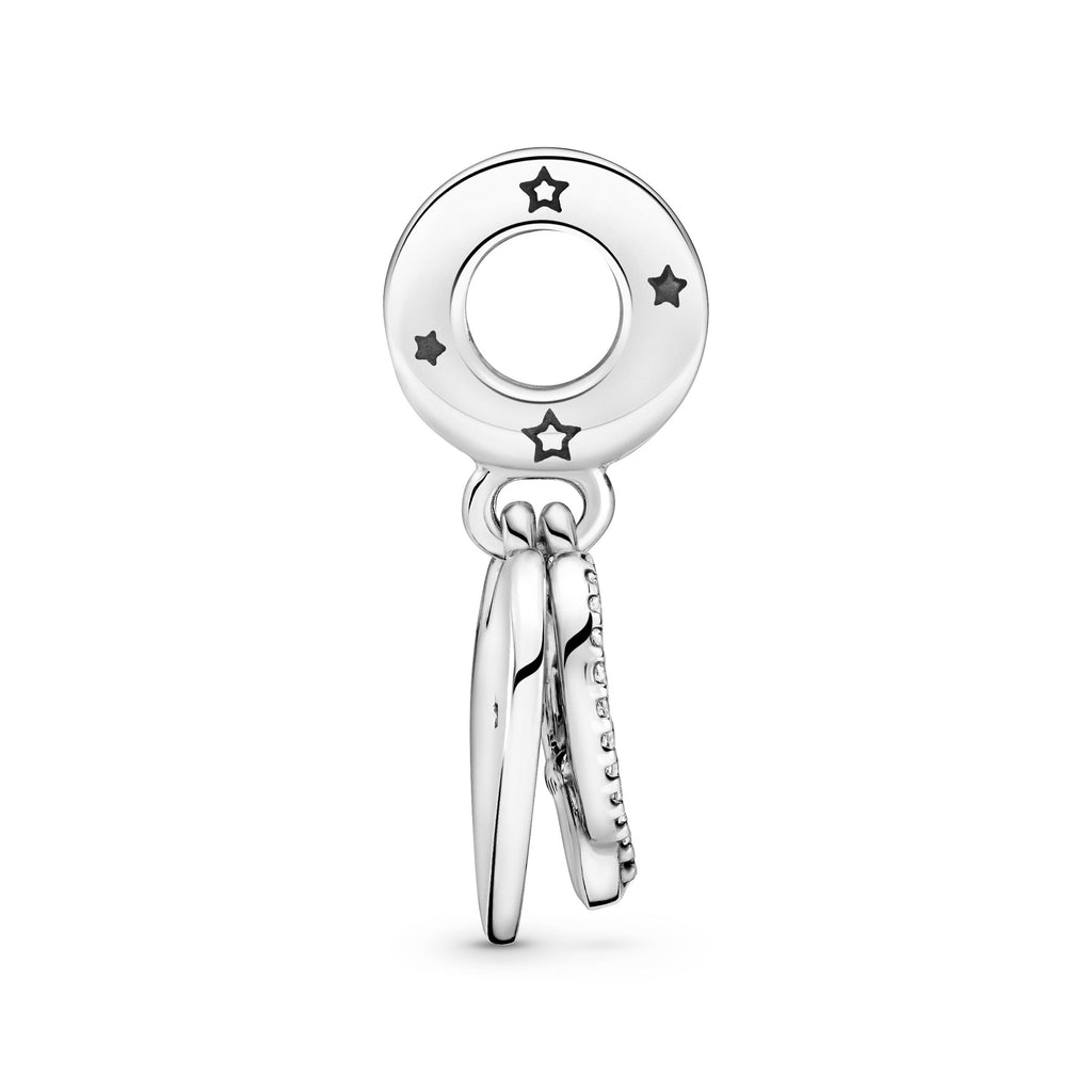PANDORA Cats And Hearts Dangle Charm Cubic Zirconia Animals Charms Bracelet Charm Jewelry Gift