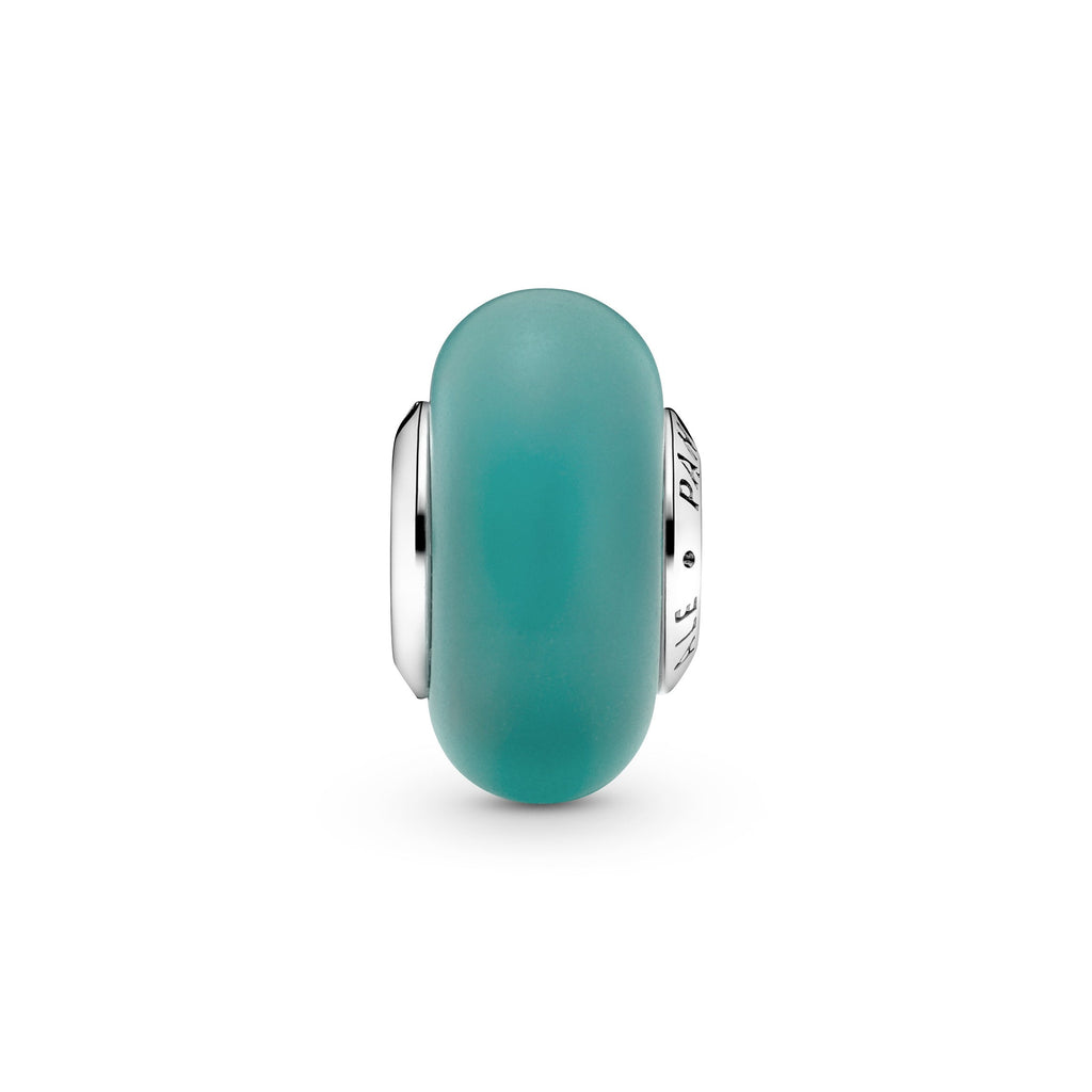 PANDORA Matte Green Murano Glass Charm Charms Bracelet Charm Jewelry Gift
