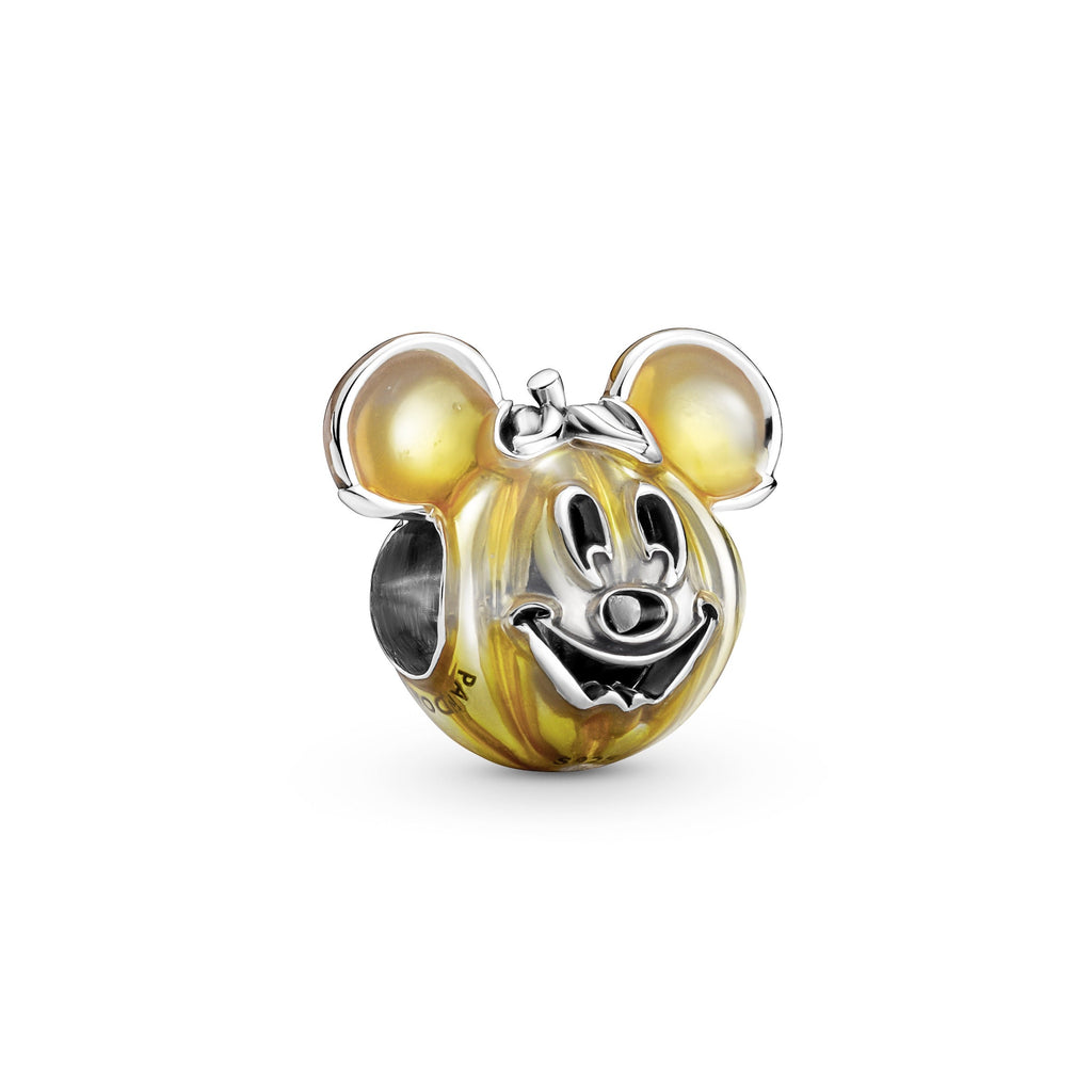 PANDORA Disney Mickey Mouse Pumpkin Charm Enamel Charms Bracelet Charm Jewelry Gift