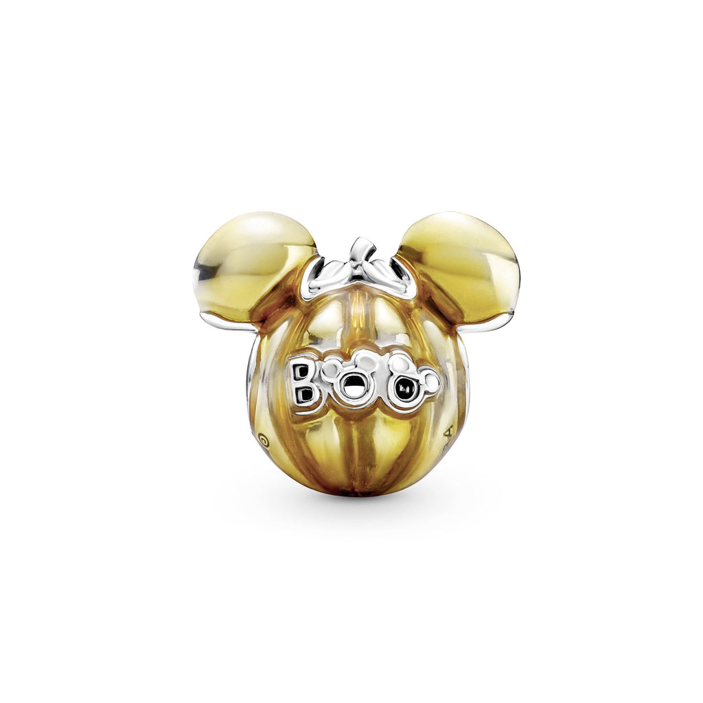 PANDORA Disney Mickey Mouse Pumpkin Charm Enamel Charms Bracelet Charm Jewelry Gift