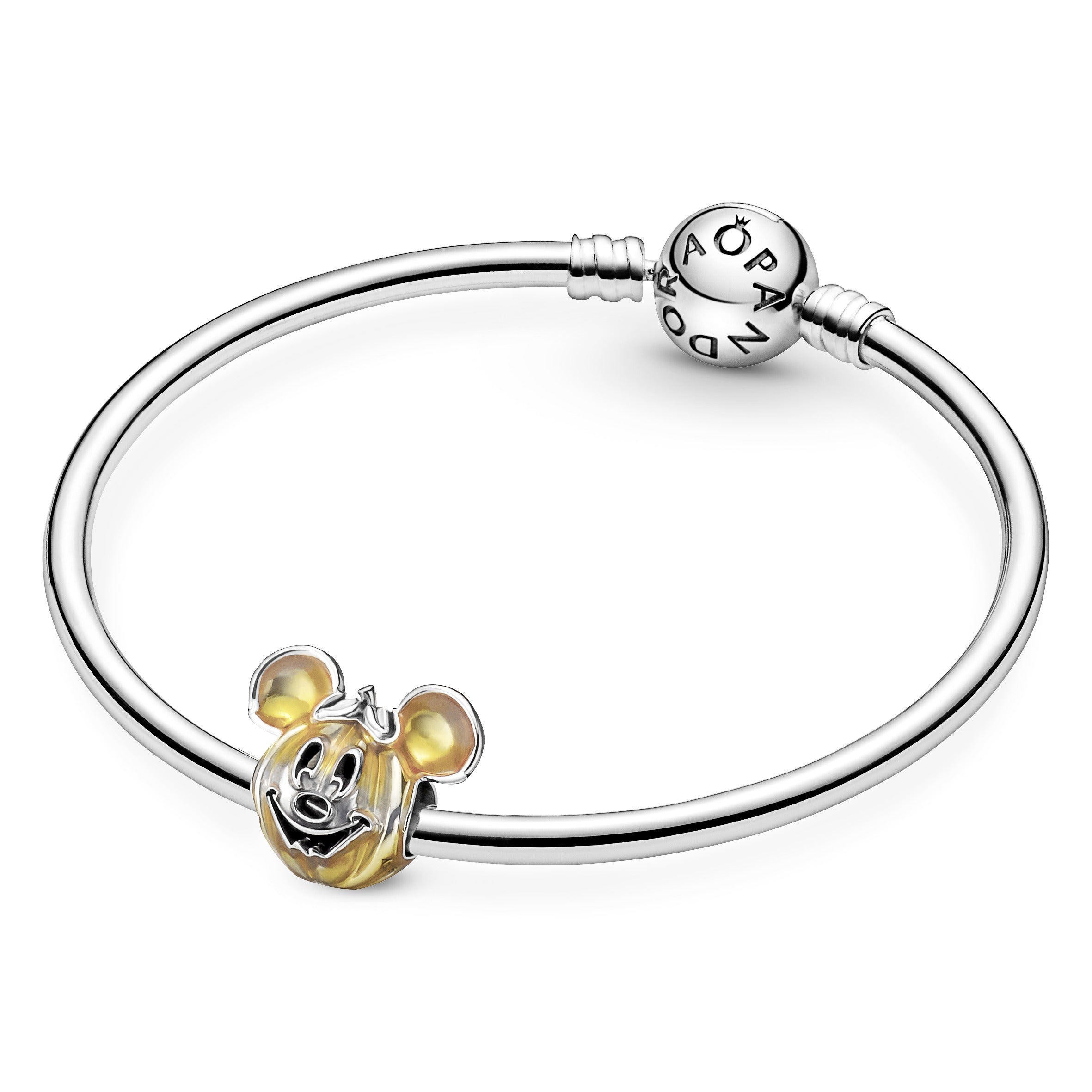 PANDORA Disney Mickey Mouse Pumpkin Charm Enamel Charms Bracelet Charm Jewelry Gift