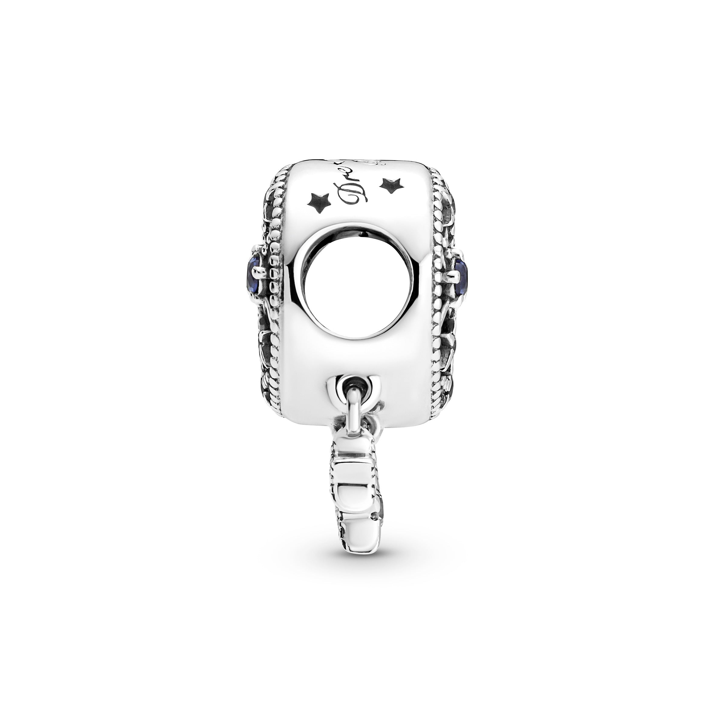 PANDORA Star And Crescent Moon Charm Cubic Zirconia Nature Charms Bracelet Charm Jewelry Gift
