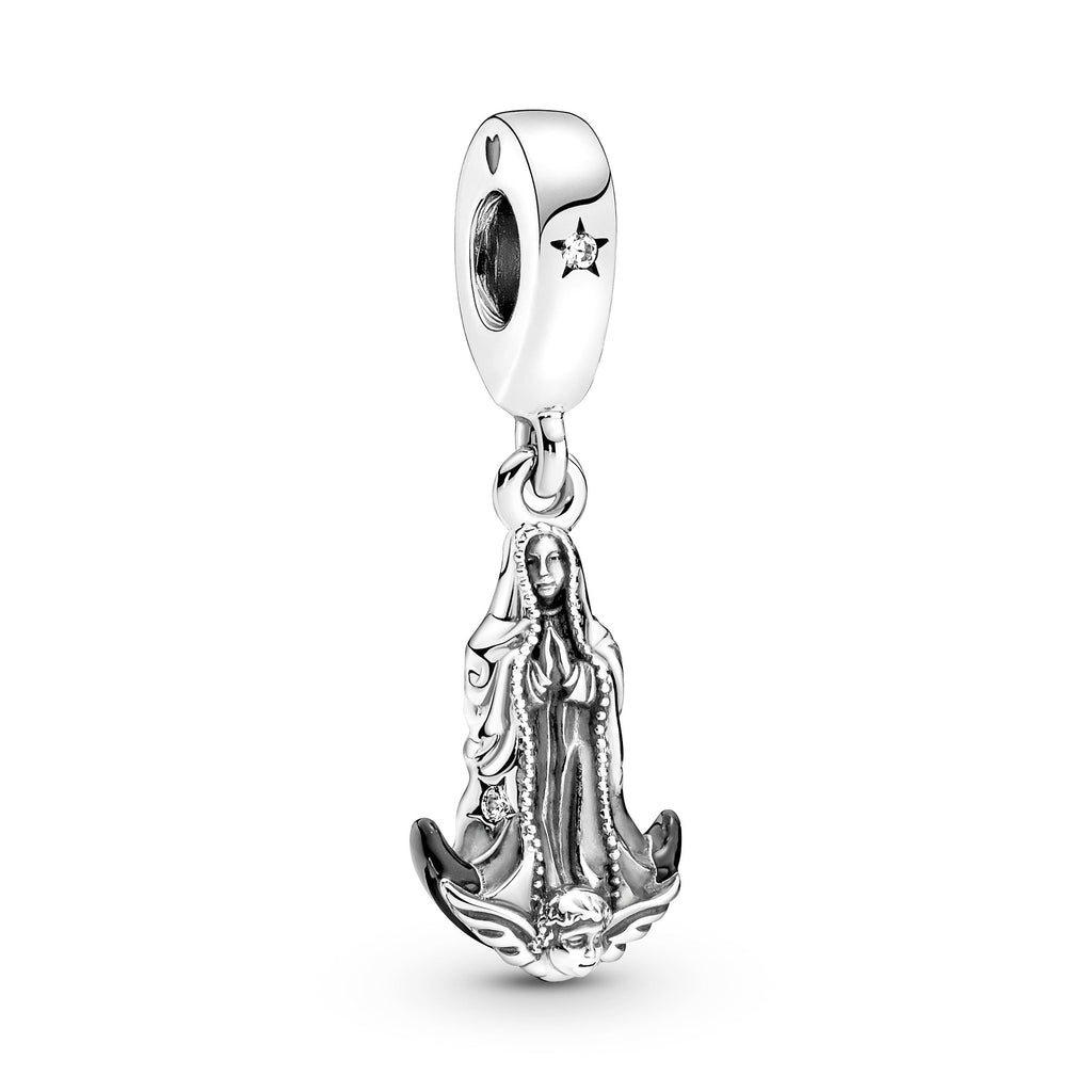 PANDORA Virgin Of Guadalupe Motif Dangle Charm Enamel Travel Charms Bracelet Charm Jewelry Gift