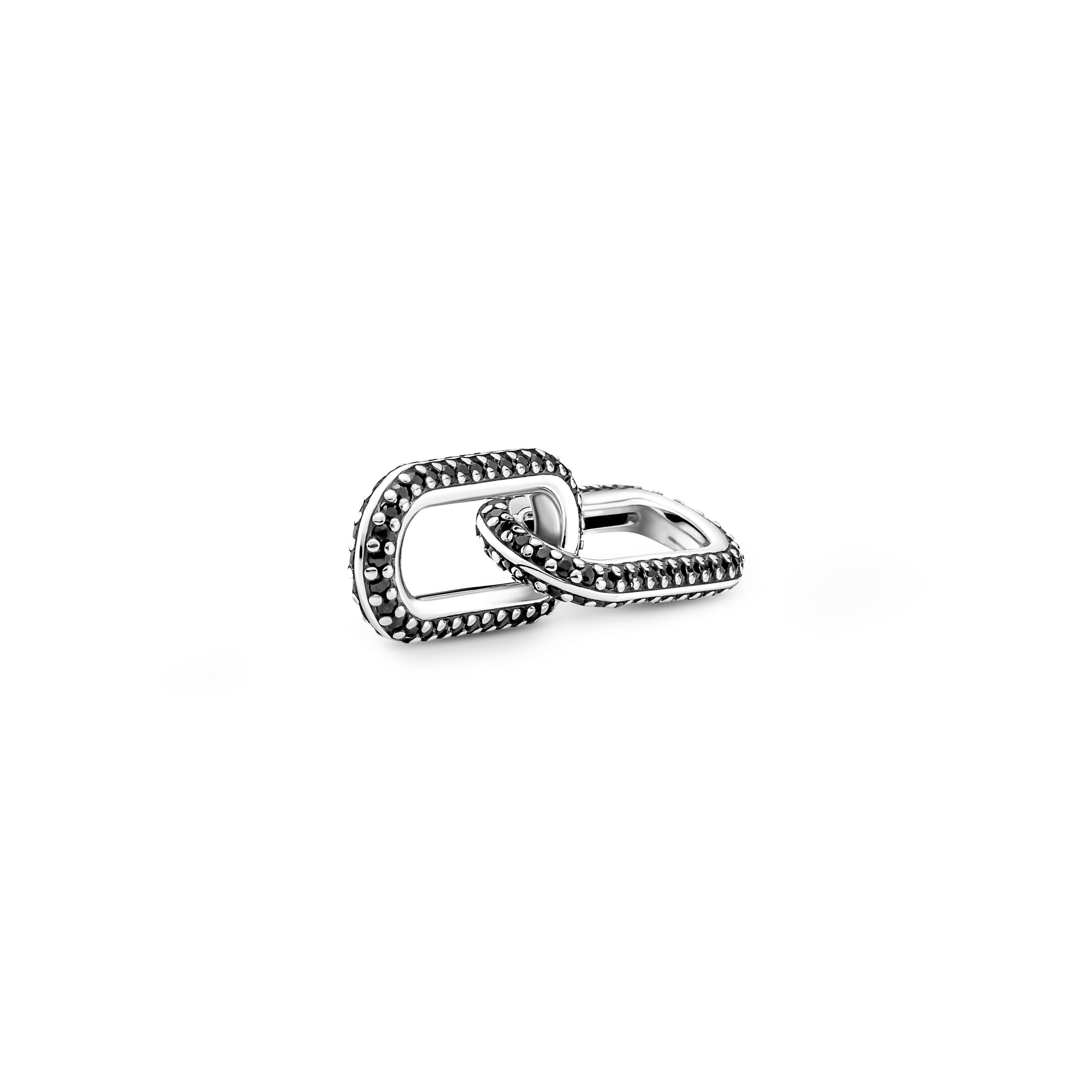 PANDORA ME Styling Pavé Double Link Crystals Necklaces And Pendants Pendant Necklace Jewelry Gift
