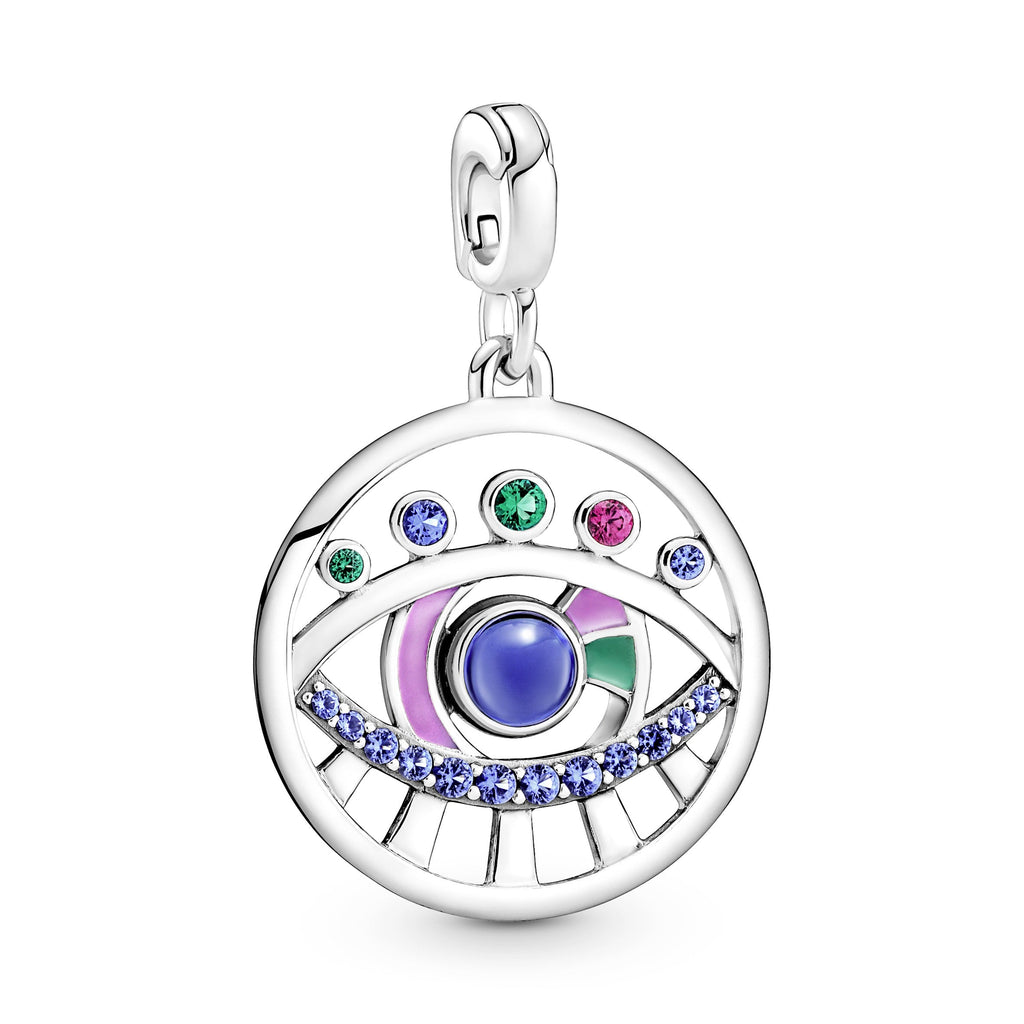 PANDORA ME The Eye Medallion Crystals Charms Bracelet Charm Jewelry Gift
