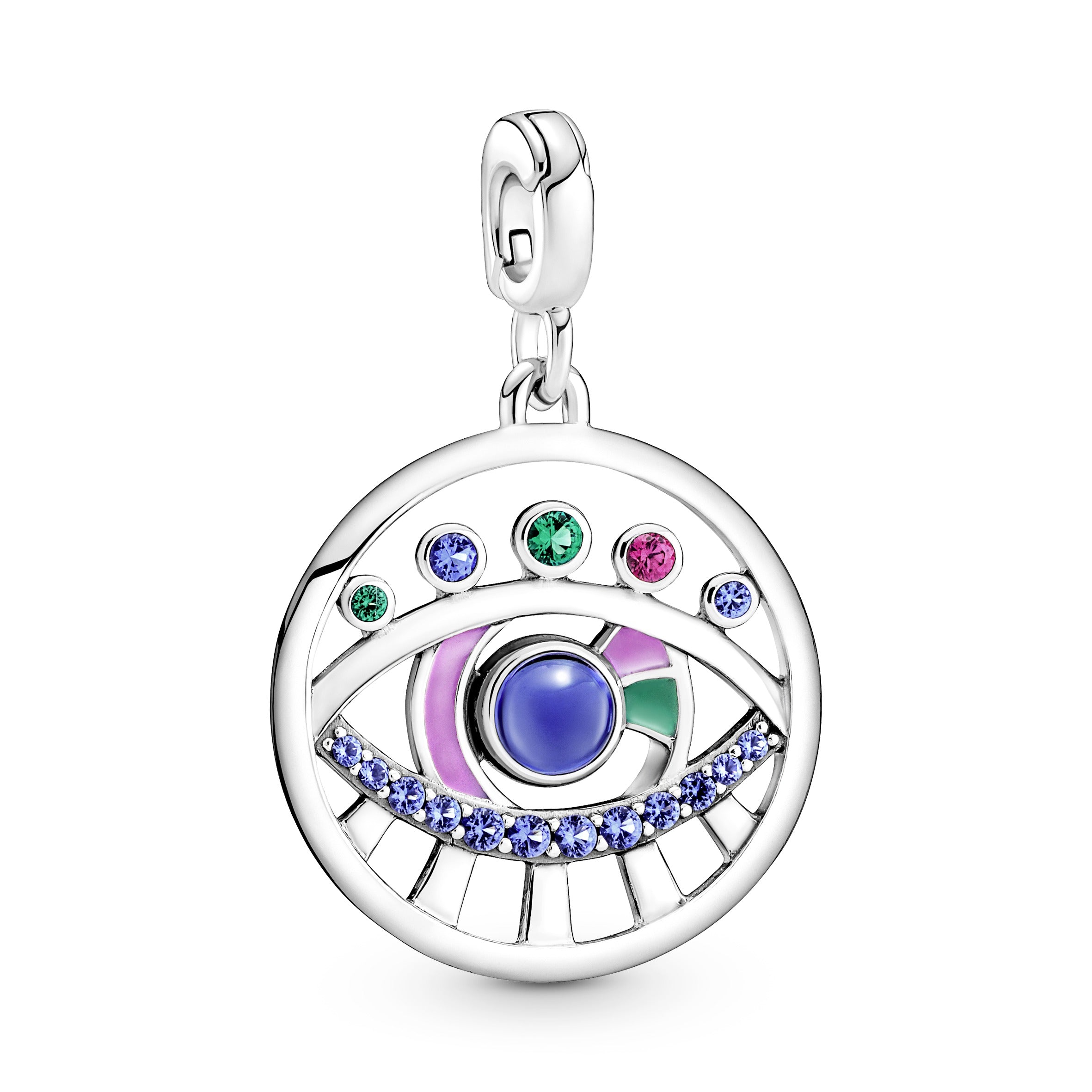 PANDORA ME The Eye Medallion Crystals Charms Bracelet Charm Jewelry Gift