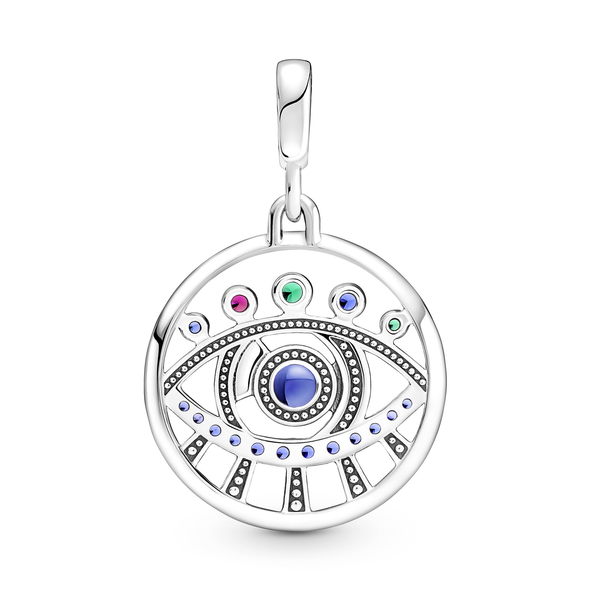 PANDORA ME The Eye Medallion Crystals Charms Bracelet Charm Jewelry Gift