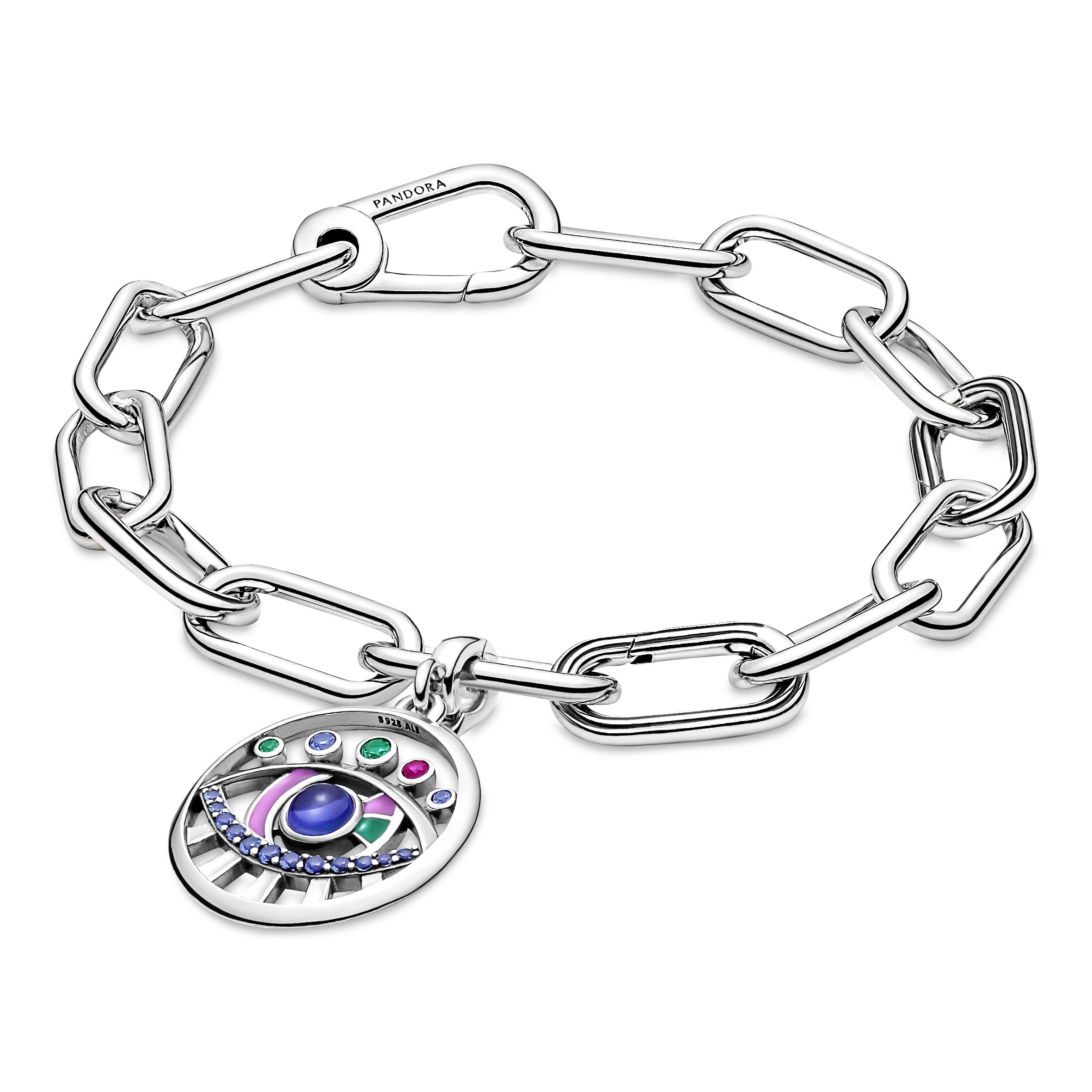 PANDORA ME The Eye Medallion Crystals Charms Bracelet Charm Jewelry Gift