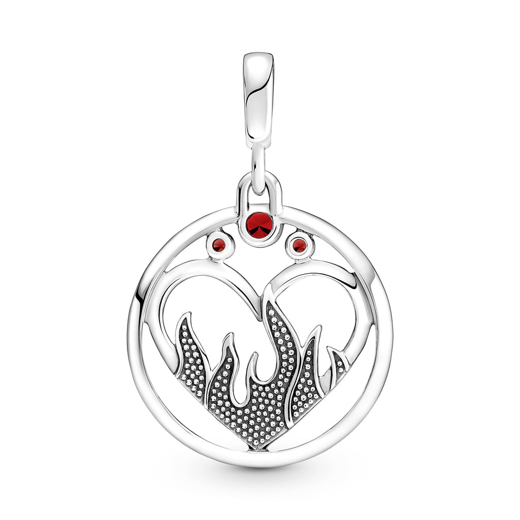 PANDORA ME Fire Inside Medallion Crystals Charms Bracelet Charm Jewelry Gift