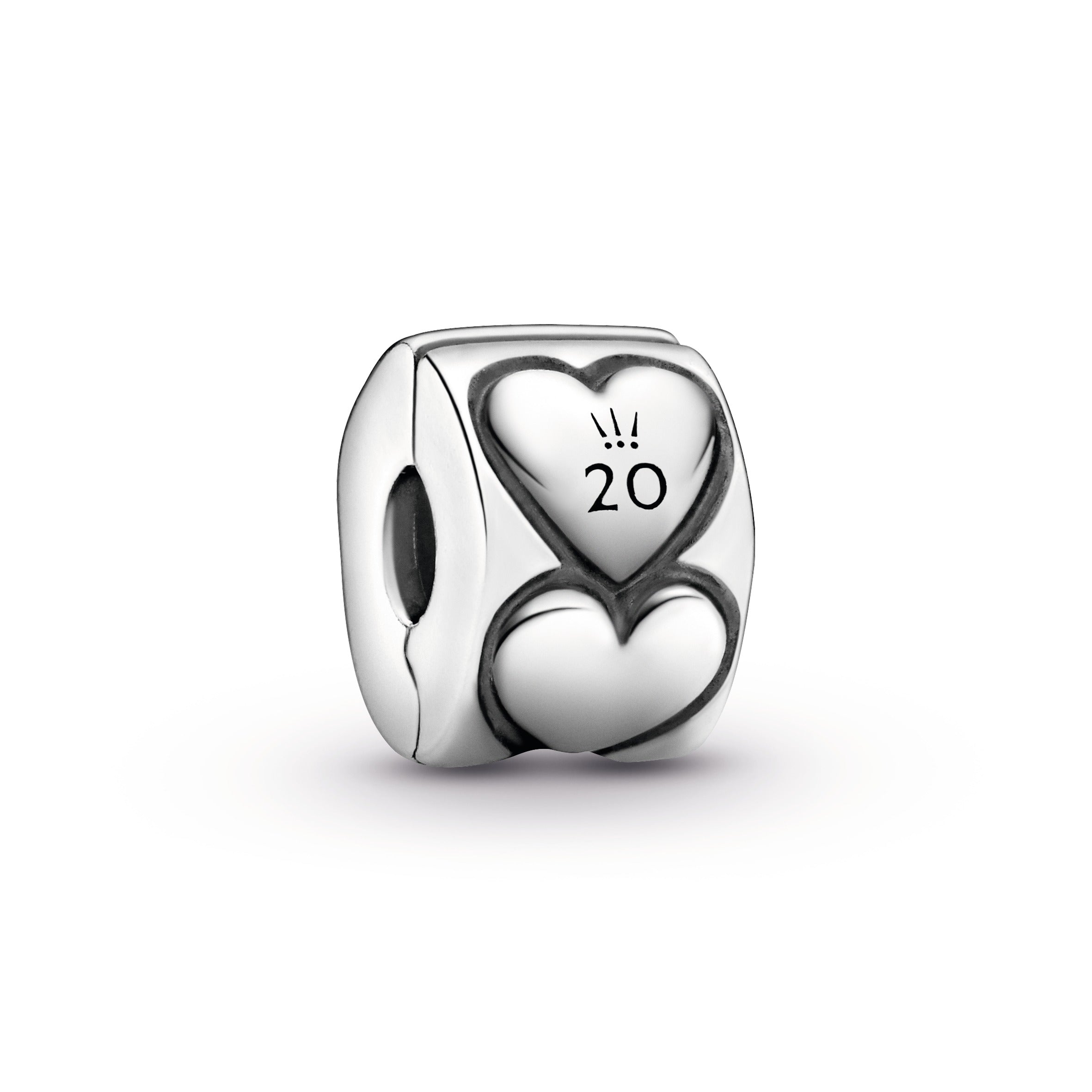 PANDORA 2020 Limited Edition Hearts Clip Charm Sterling Silver Charms Bracelet Charm Jewelry Gift