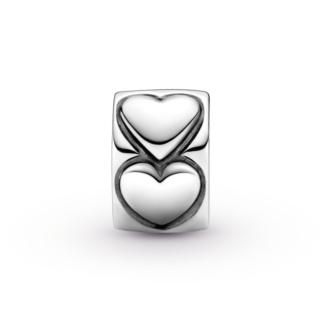 PANDORA 2020 Limited Edition Hearts Clip Charm Sterling Silver Charms Bracelet Charm Jewelry Gift