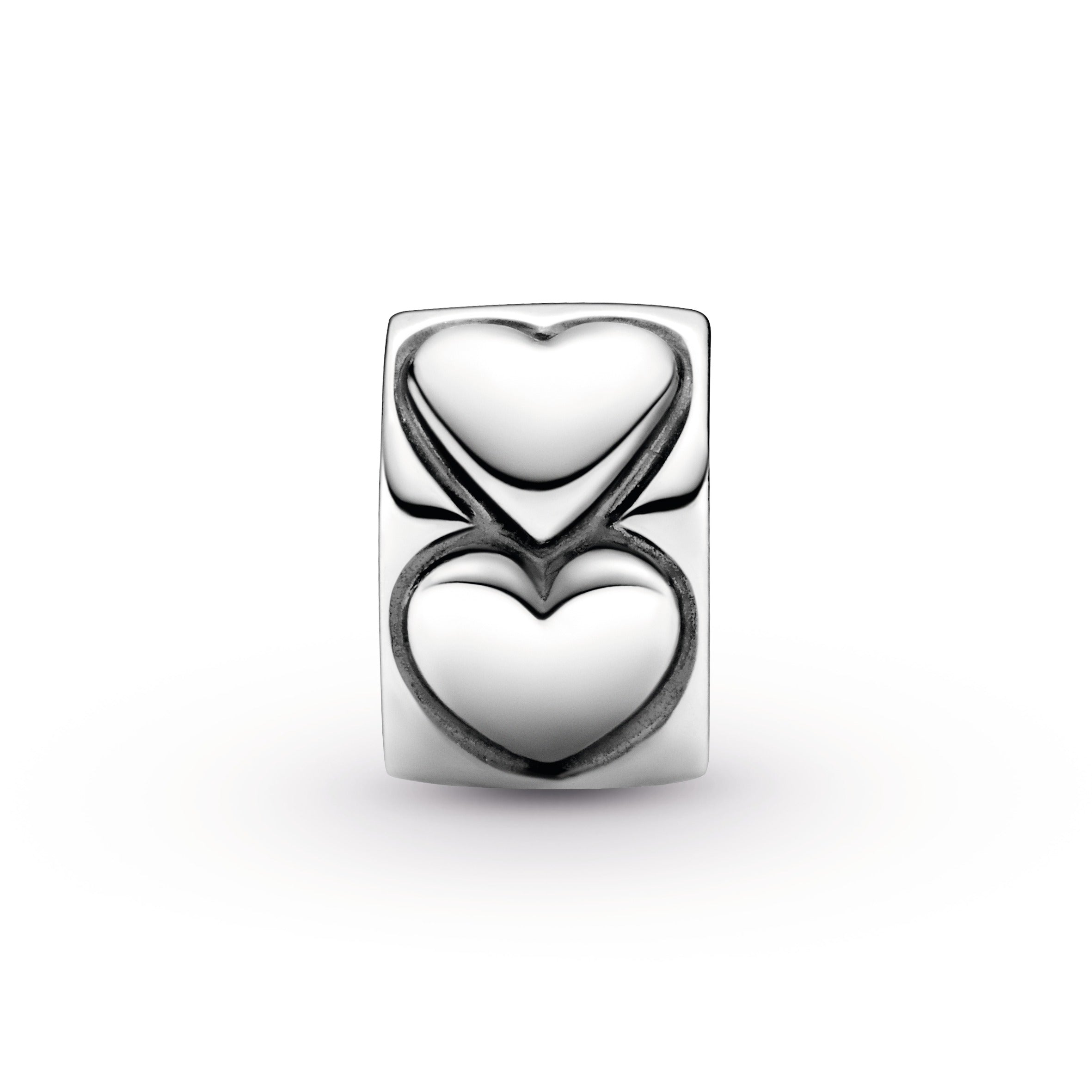 PANDORA 2020 Limited Edition Hearts Clip Charm Sterling Silver Charms Bracelet Charm Jewelry Gift