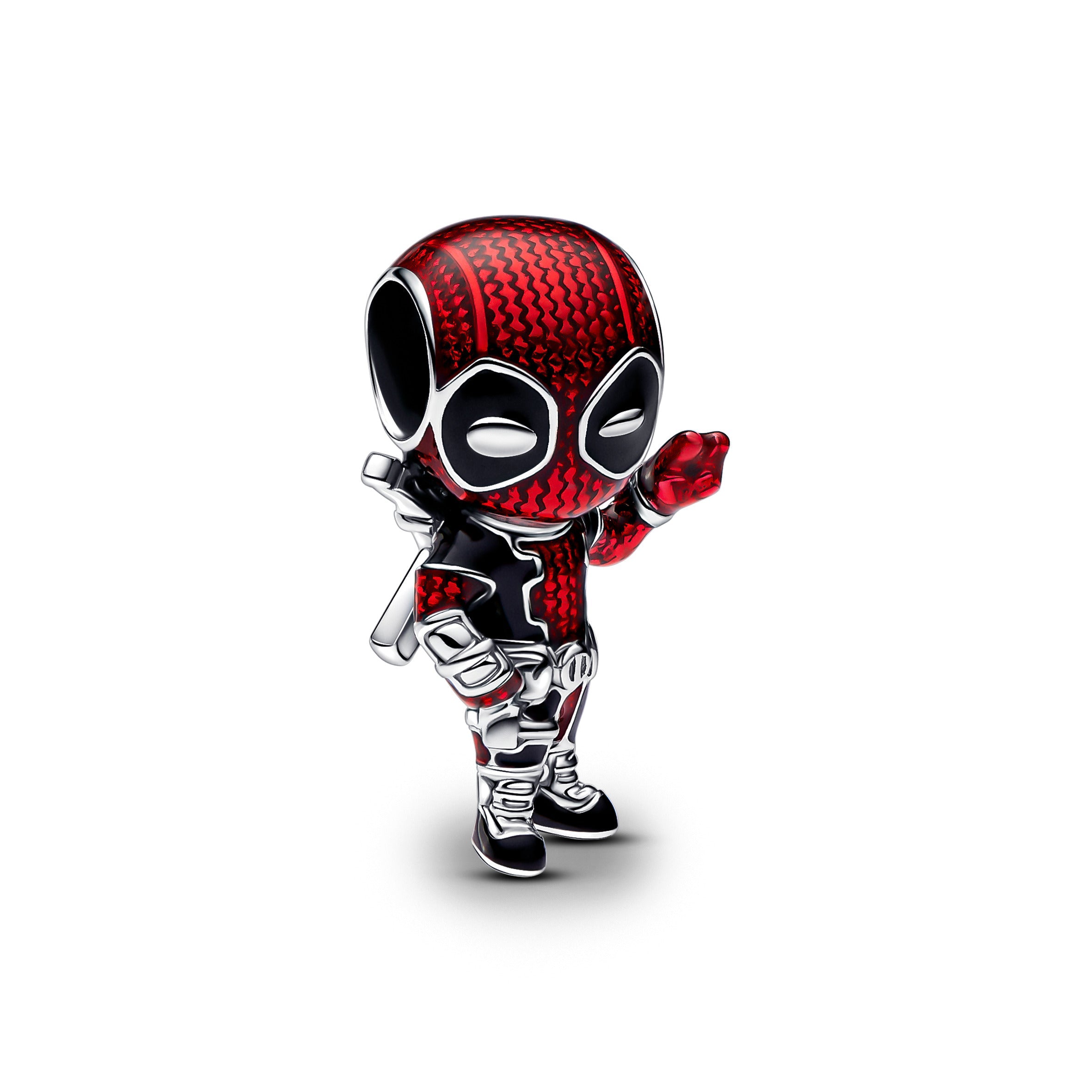 PANDORA Marvel Deadpool Charm Enamel Red Charms Bracelet Charm Jewelry Gift