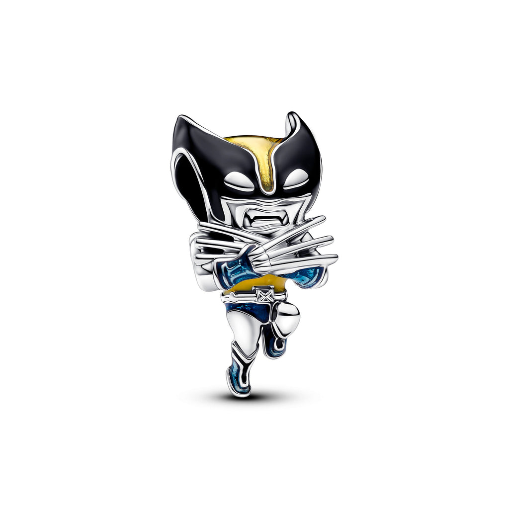 PANDORA Marvel Wolverine Charm Enamel Blue Charms Bracelet Charm Jewelry Gift