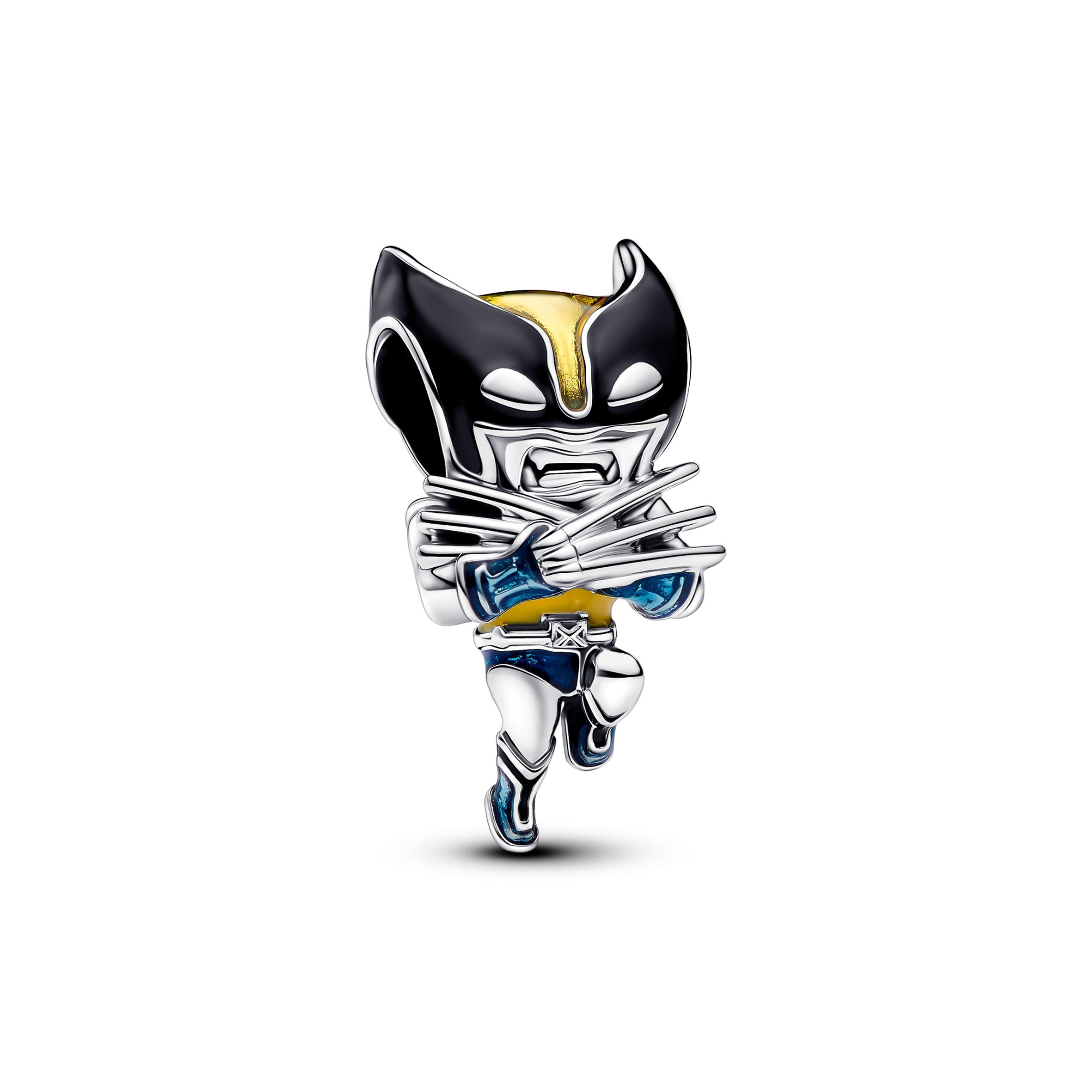 PANDORA Marvel Wolverine Charm Enamel Blue Charms Bracelet Charm Jewelry Gift