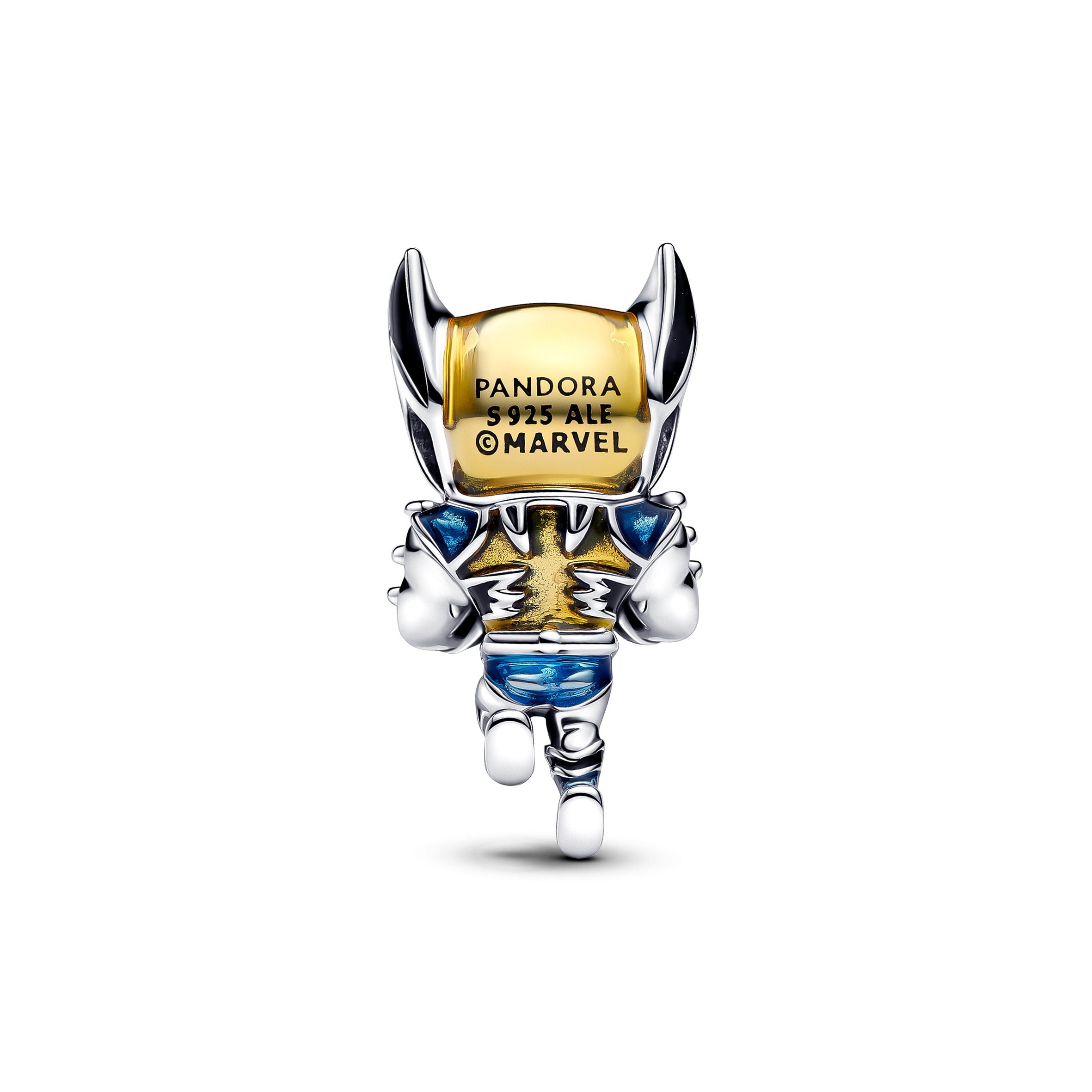 PANDORA Marvel Wolverine Charm Enamel Blue Charms Bracelet Charm Jewelry Gift