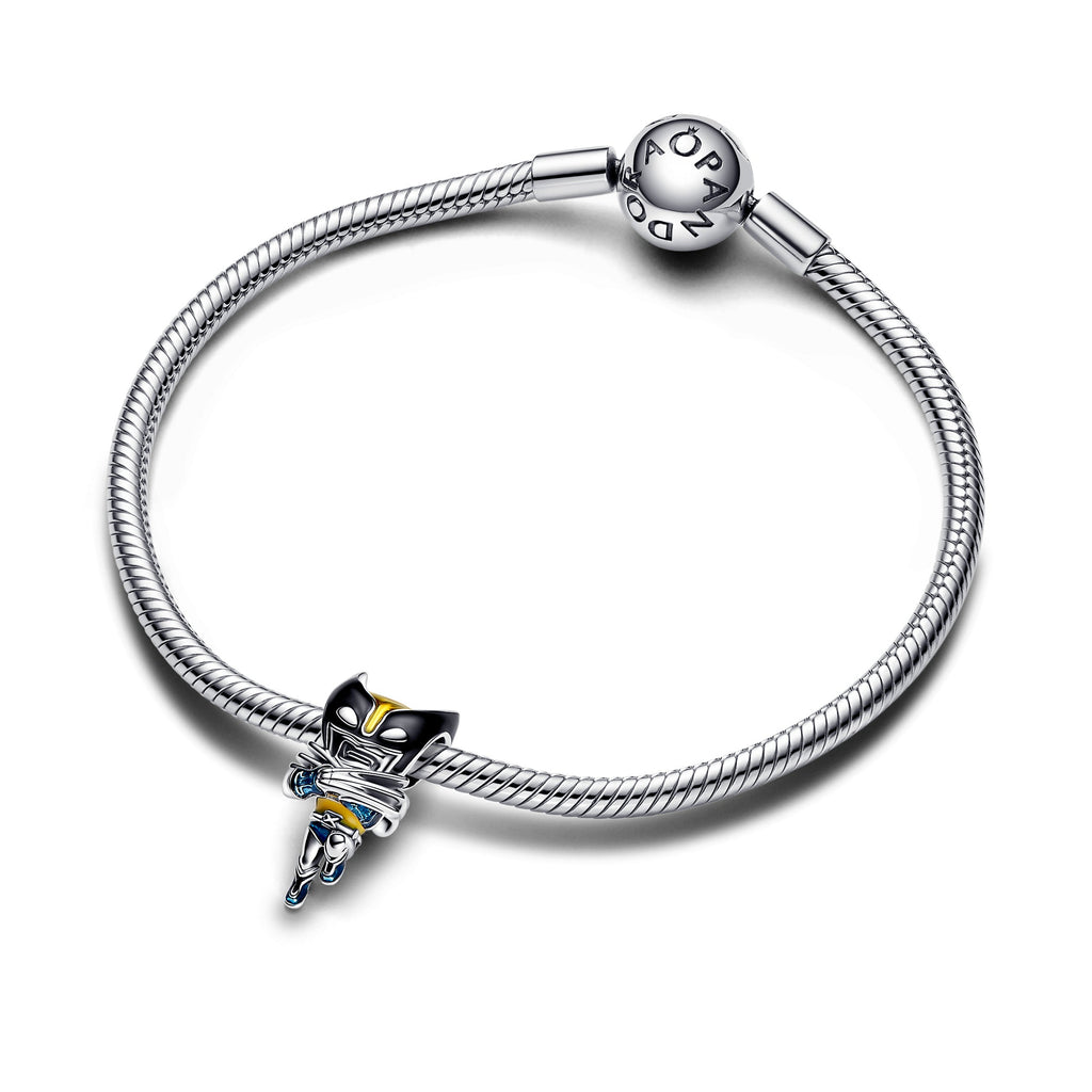 PANDORA Marvel Wolverine Charm Enamel Blue Charms Bracelet Charm Jewelry Gift