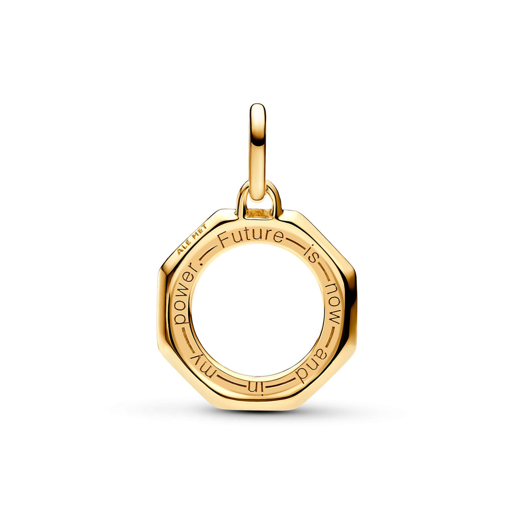 PANDORA ME Rainbow Medallion Charm 14K Gold Plated Unique Metal Blend Colours Charms Bracelet Charm Jewelry Gift